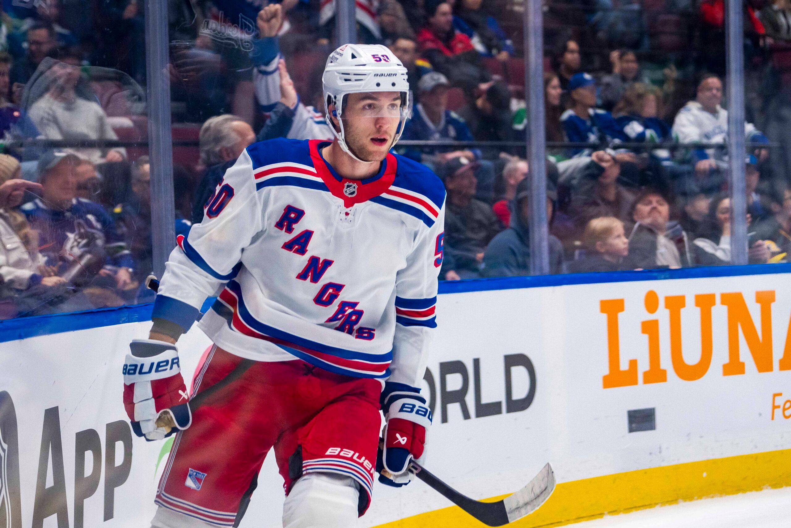 NHL: New York Rangers at Vancouver Canucks