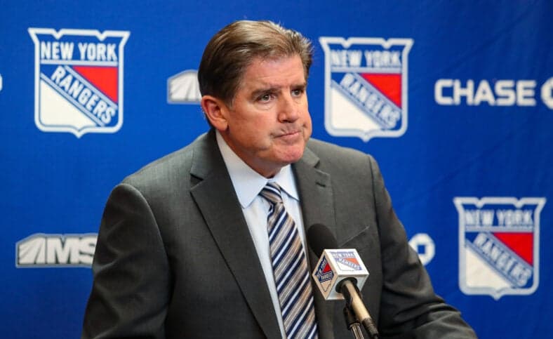 NHL: St. Louis Blues at New York Rangers
