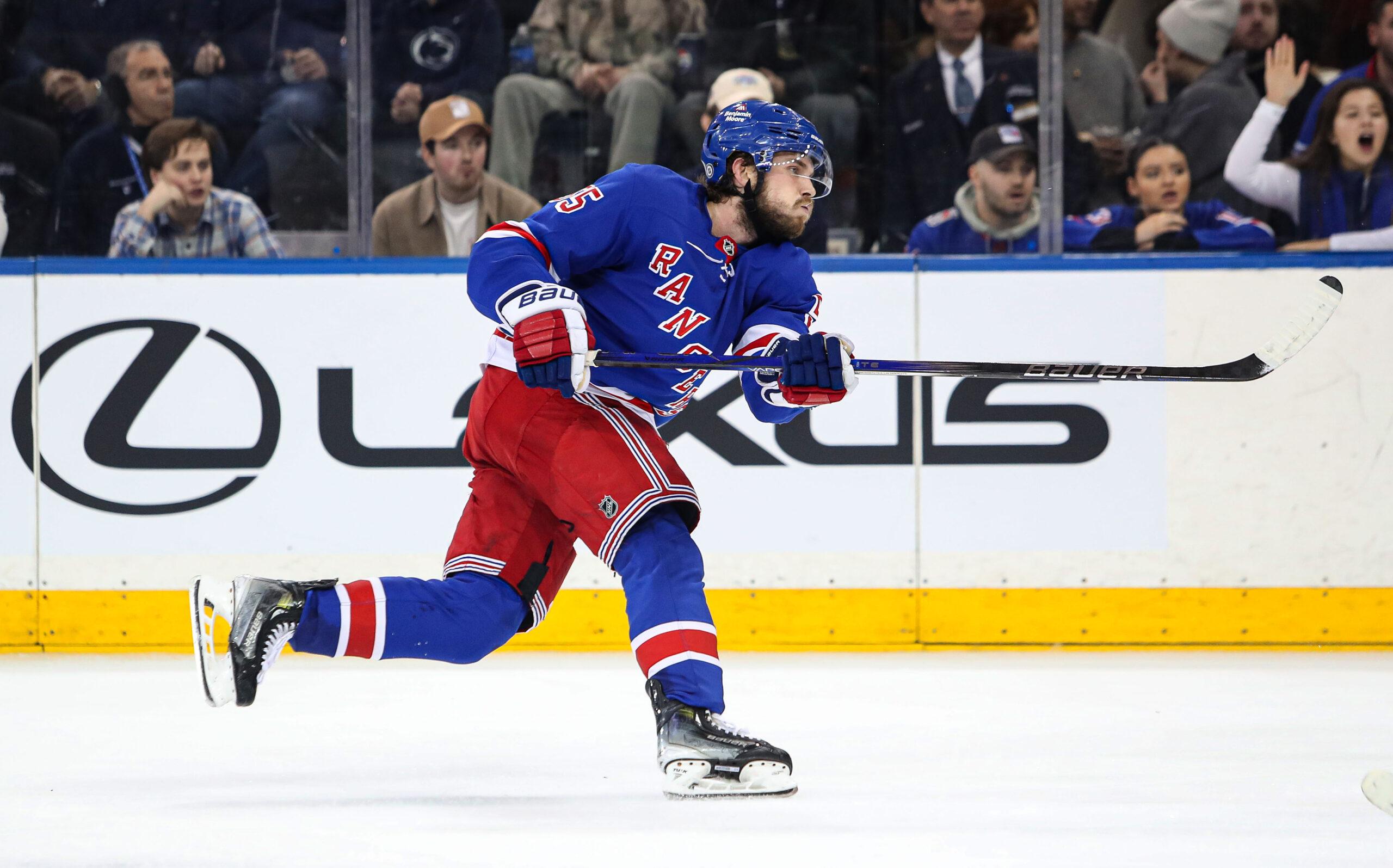 NHL: Columbus Blue Jackets at New York Rangers