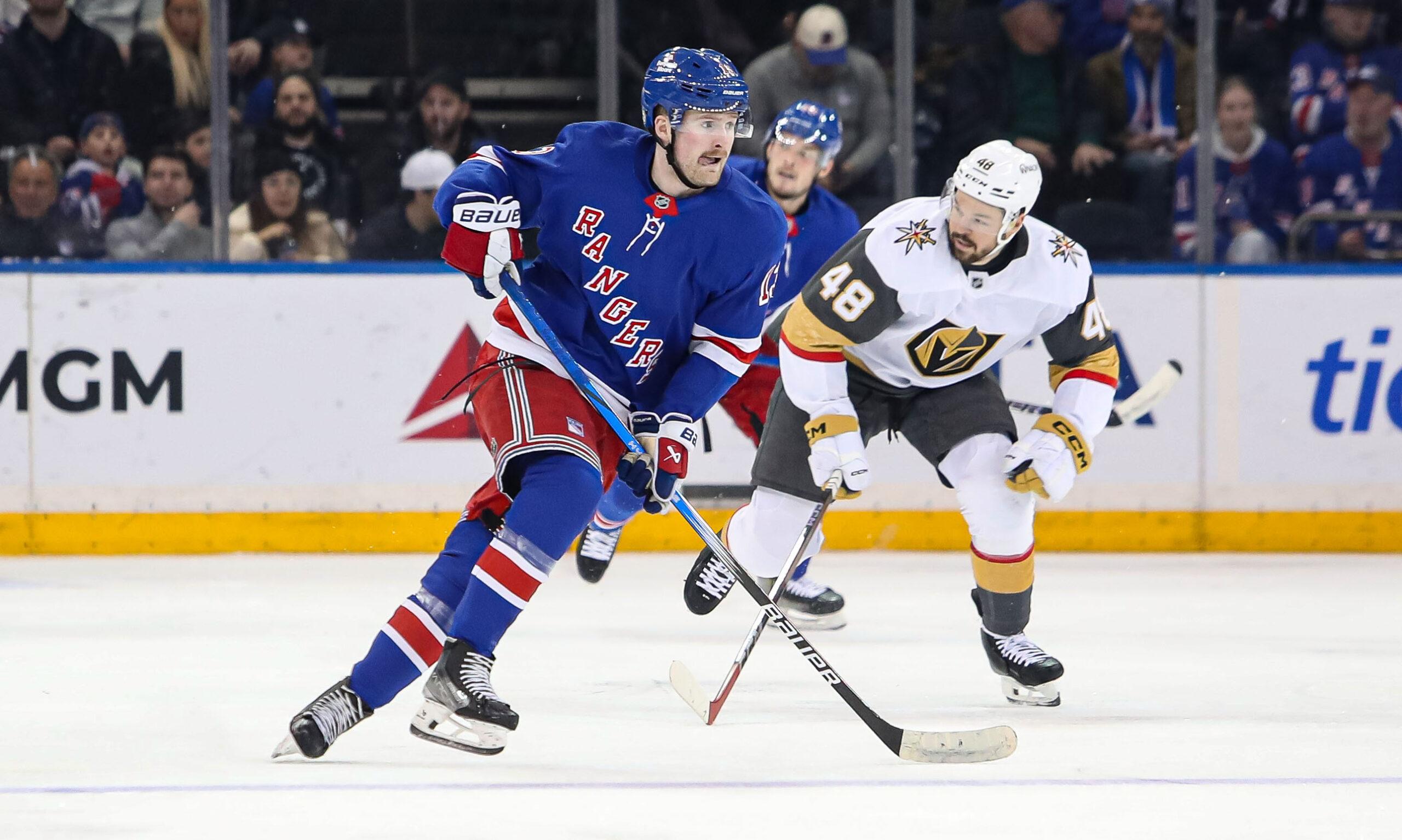 NHL: Vegas Golden Knights at New York Rangers