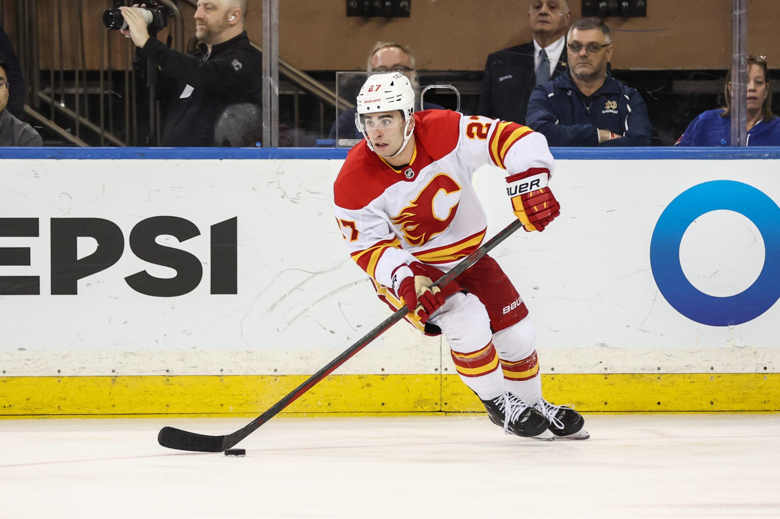 NHL: Calgary Flames at New York Rangers