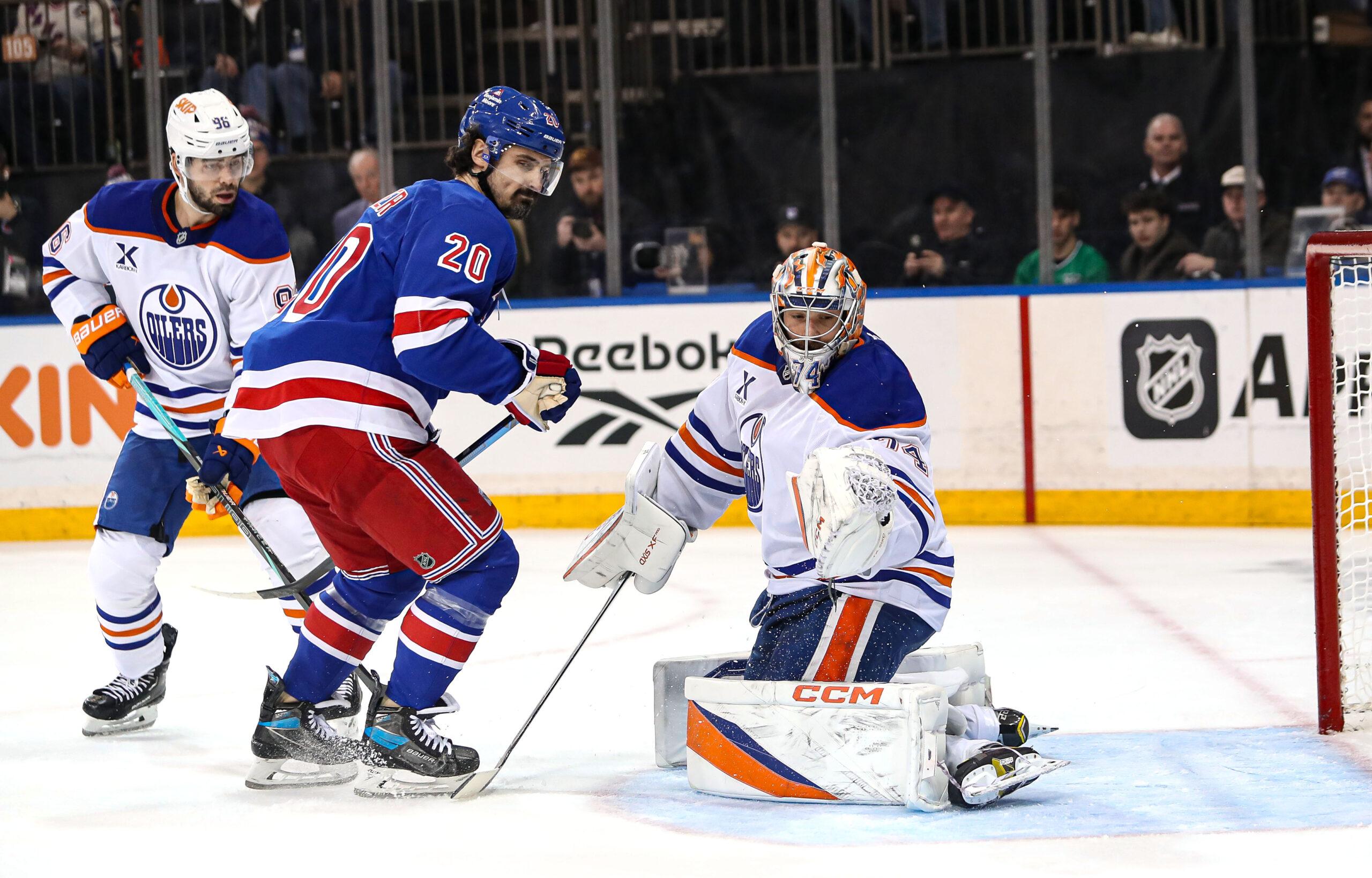 NHL: Edmonton Oilers at New York Rangers