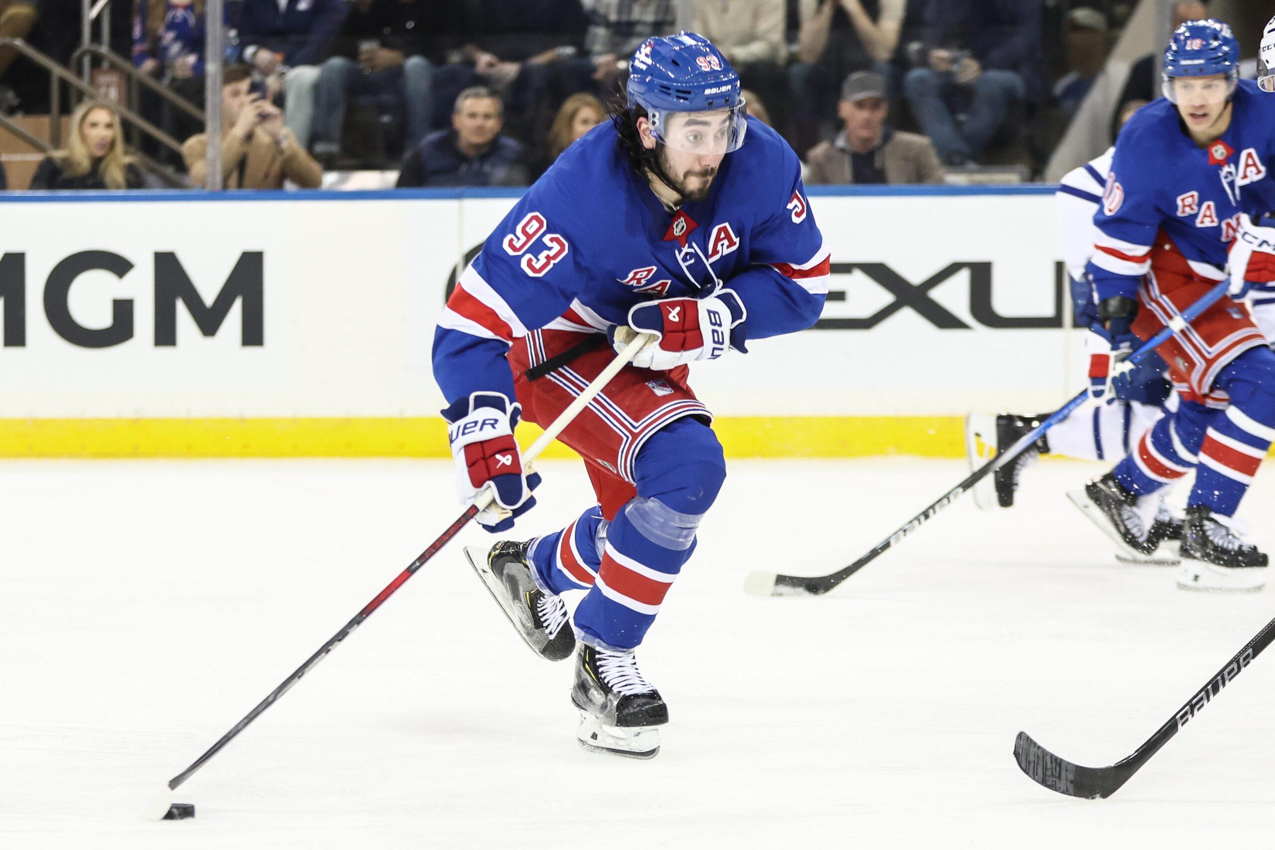 NHL: Toronto Maple Leafs at New York Rangers