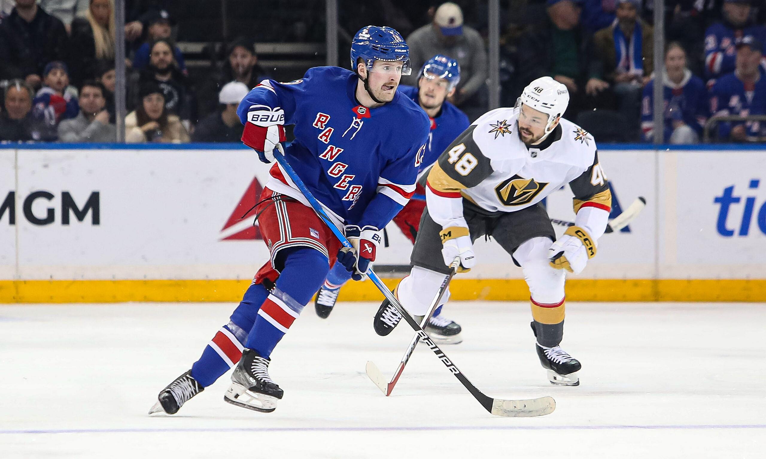 NHL: Vegas Golden Knights at New York Rangers