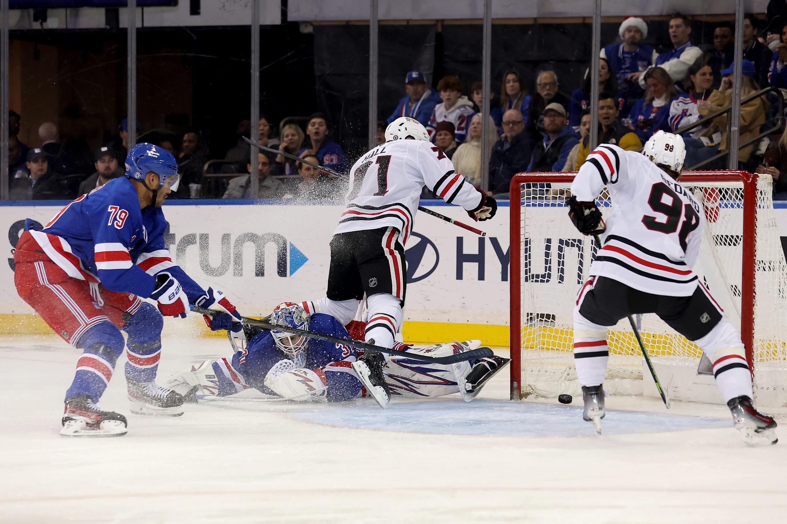 NHL: Chicago Blackhawks at New York Rangers