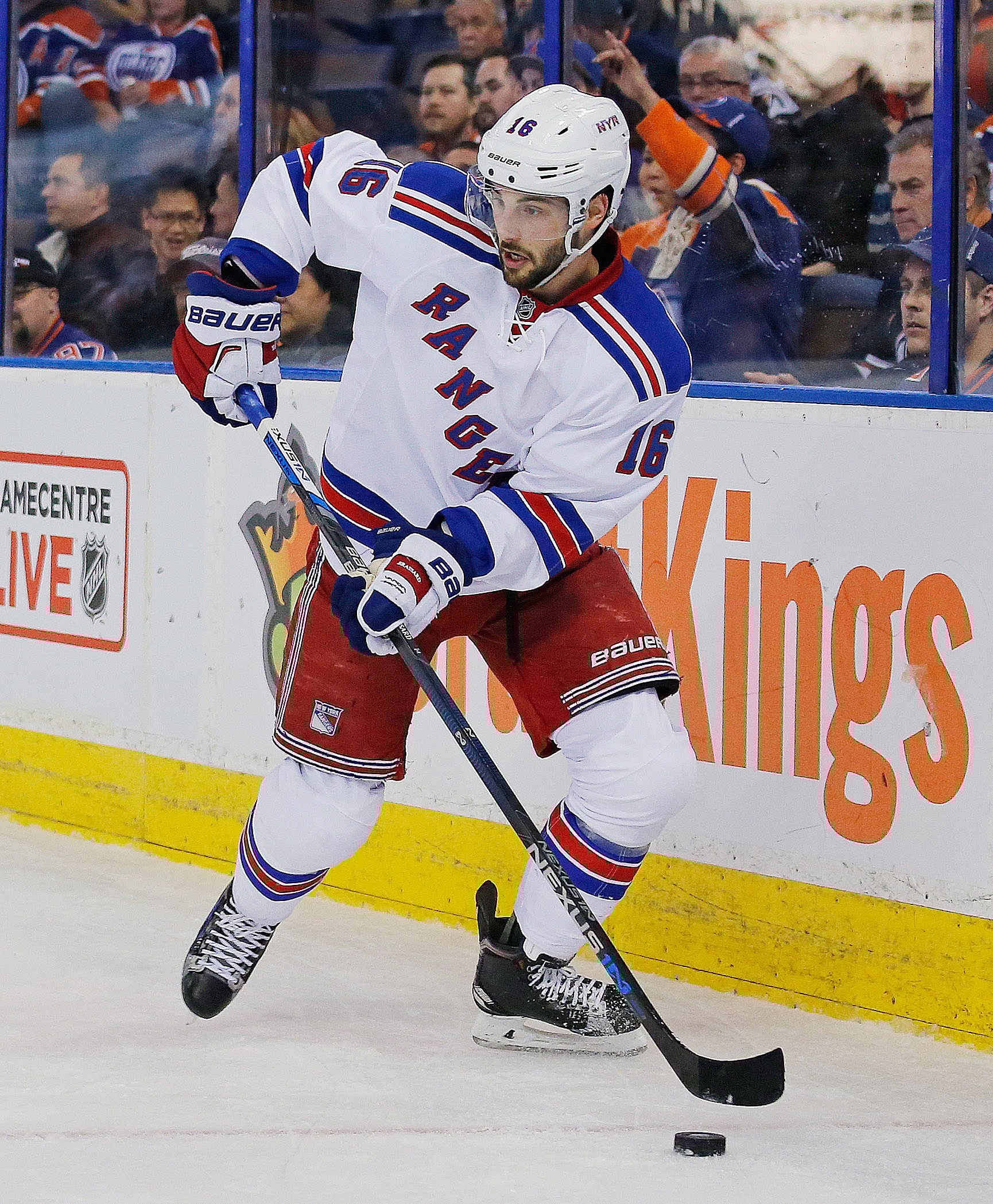NHL: New York Rangers at Edmonton Oilers