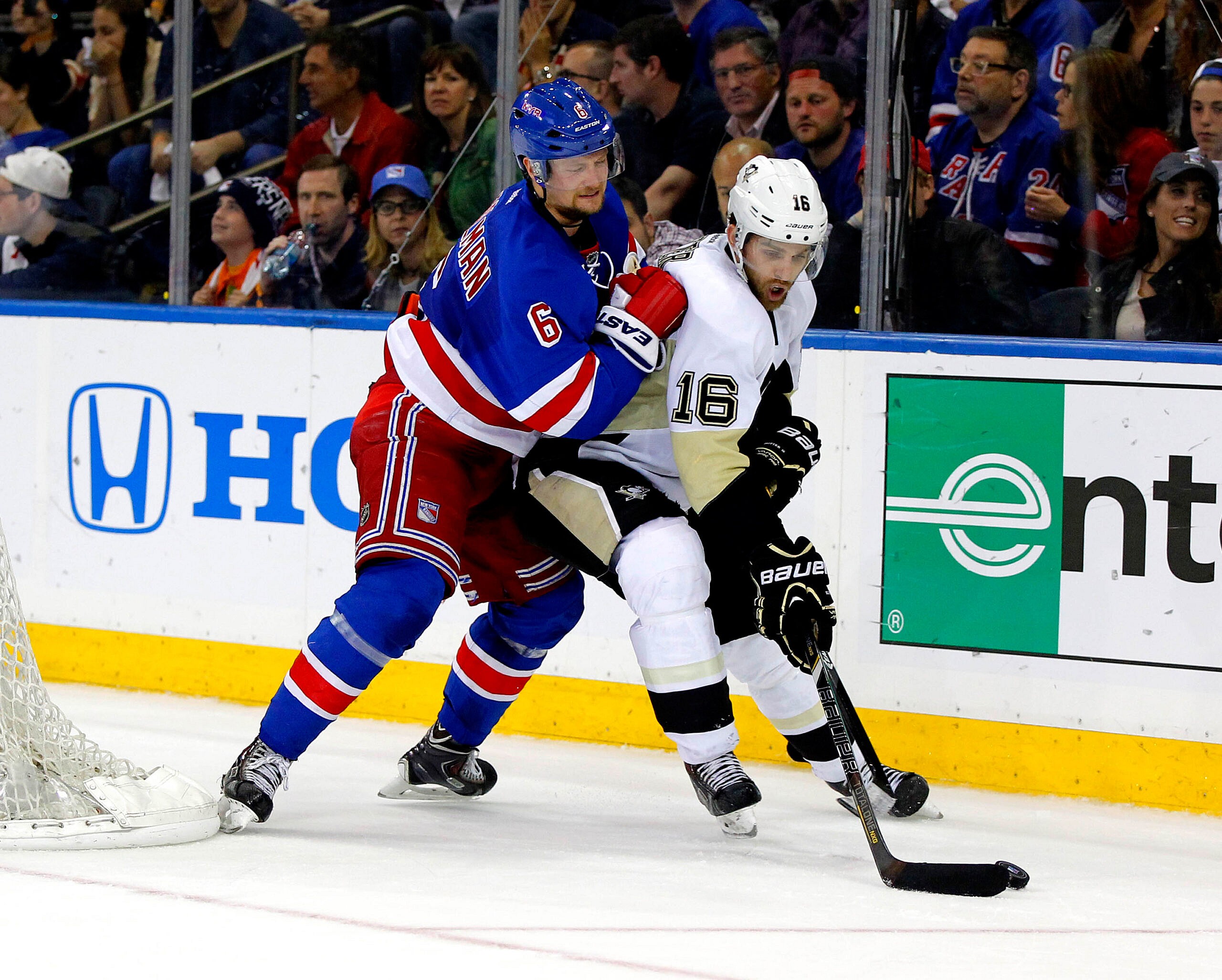 NHL: Stanley Cup Playoffs-Pittsburgh Penguins at New York Rangers