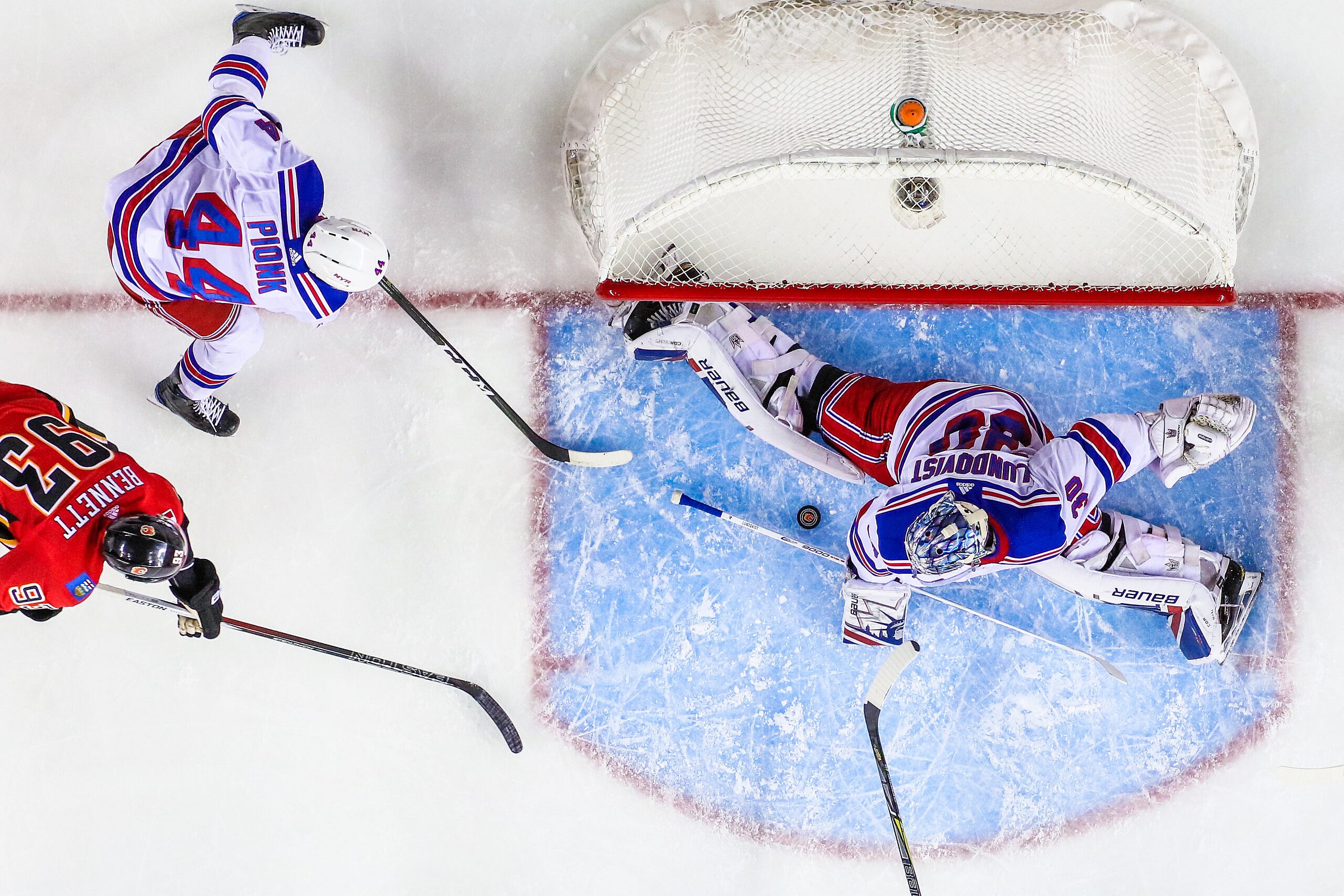 NHL: New York Rangers at Calgary Flames