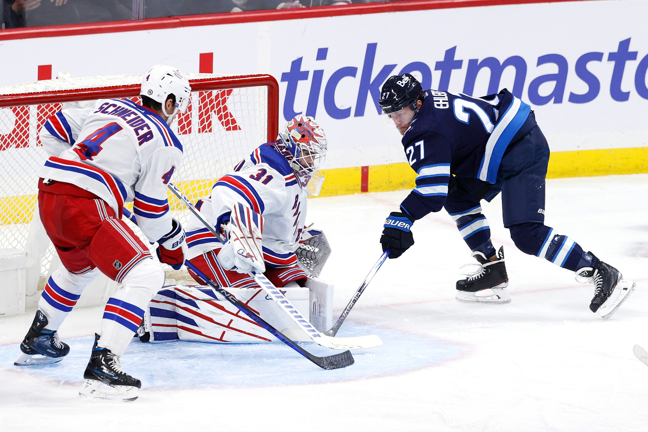 NHL: New York Rangers at Winnipeg Jets