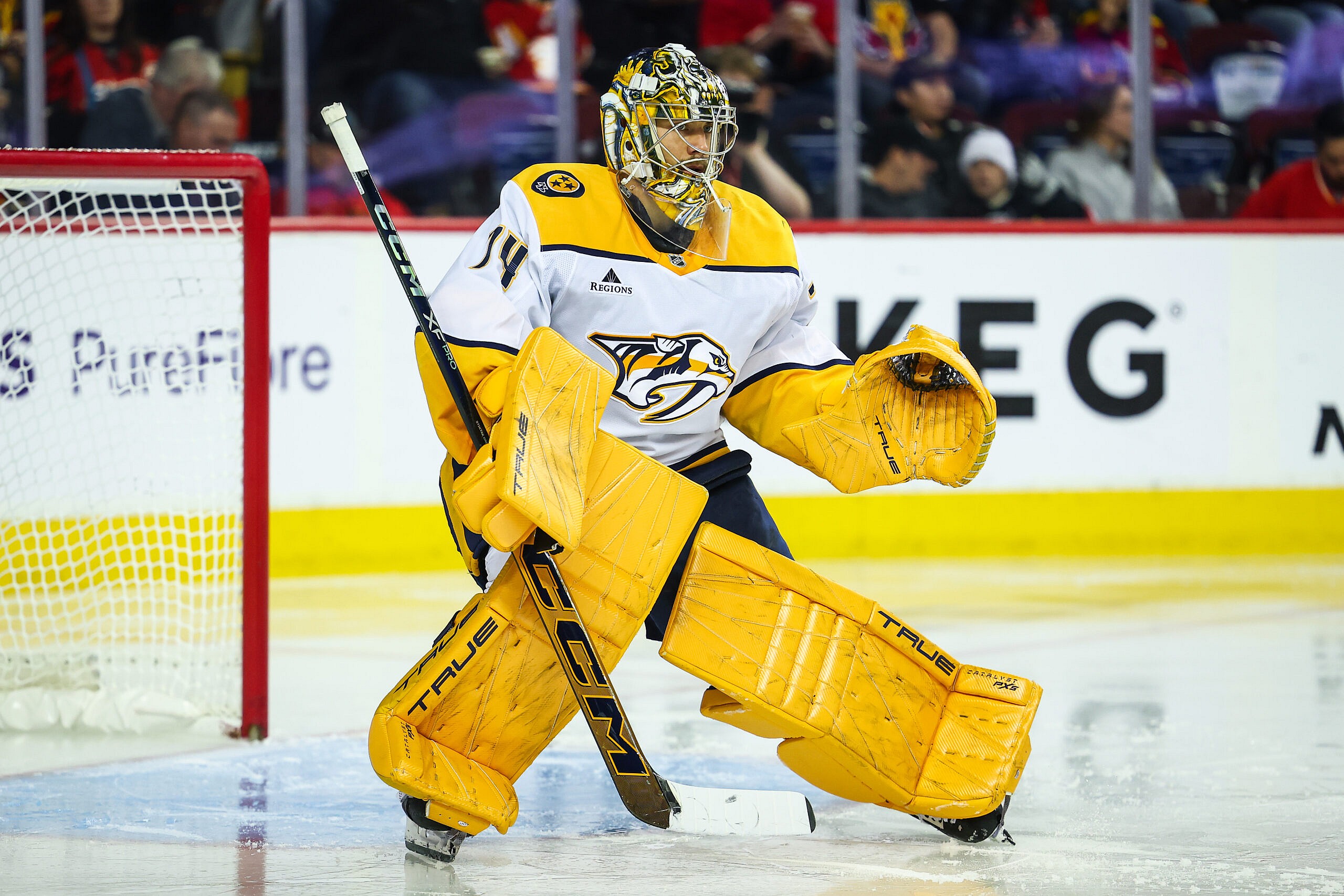 NHL: Nashville Predators at Calgary Flames