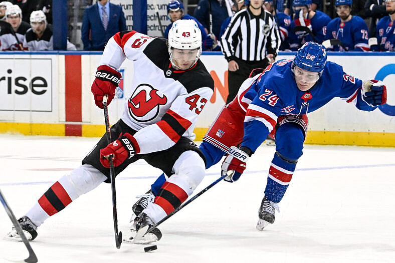 NHL: New Jersey Devils at New York Rangers