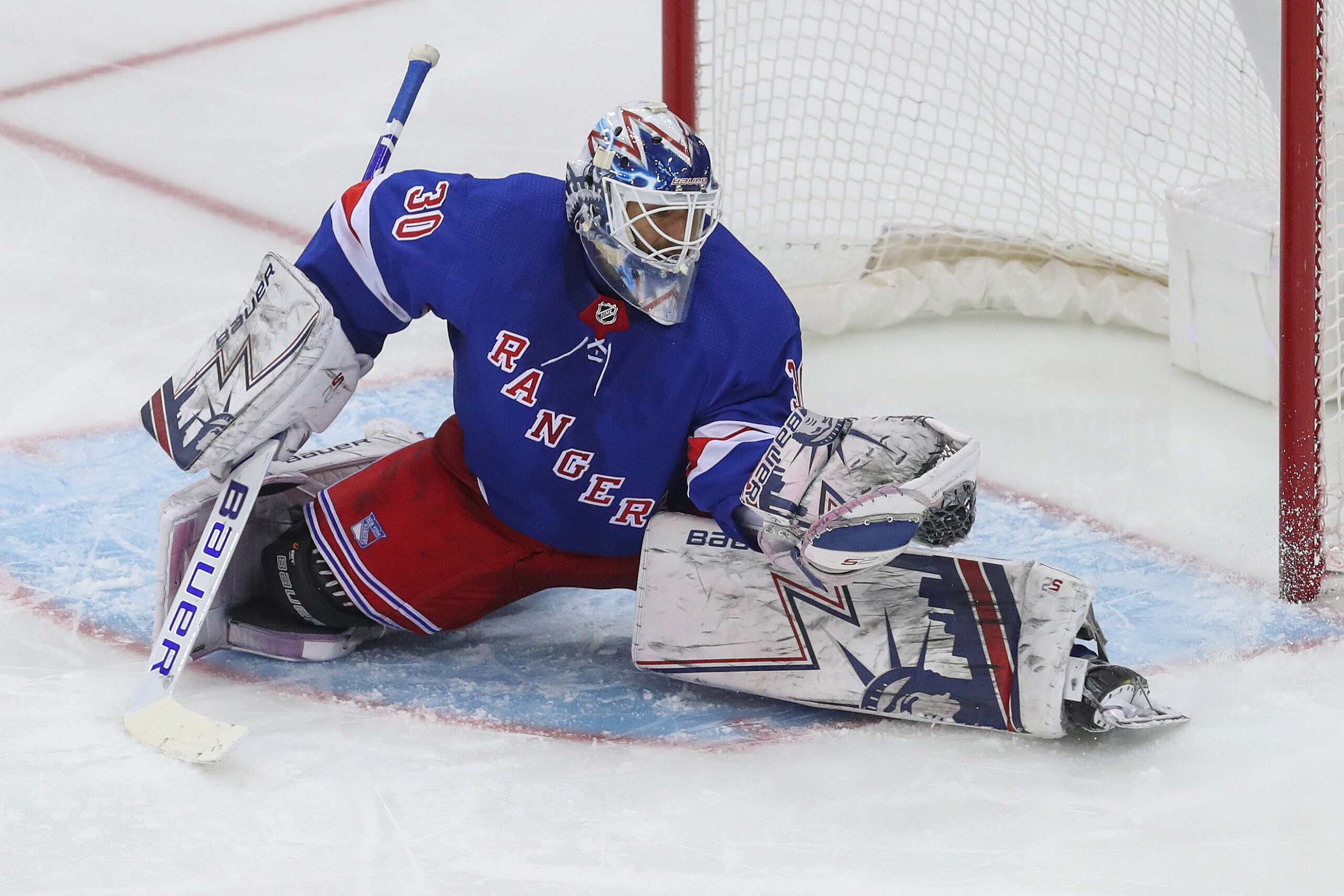 NHL: New York Rangers at New Jersey Devils