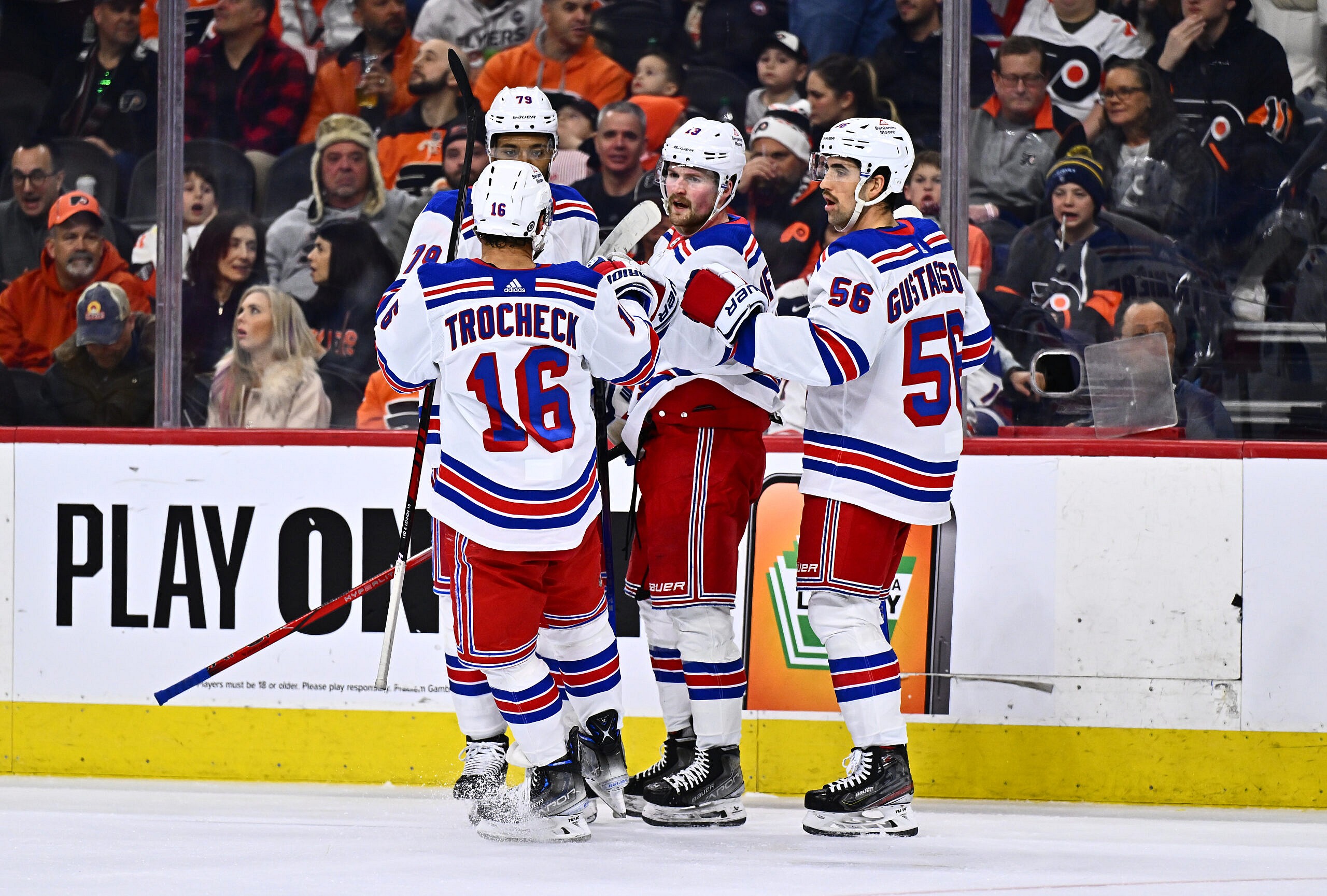 NHL: New York Rangers at Philadelphia Flyers