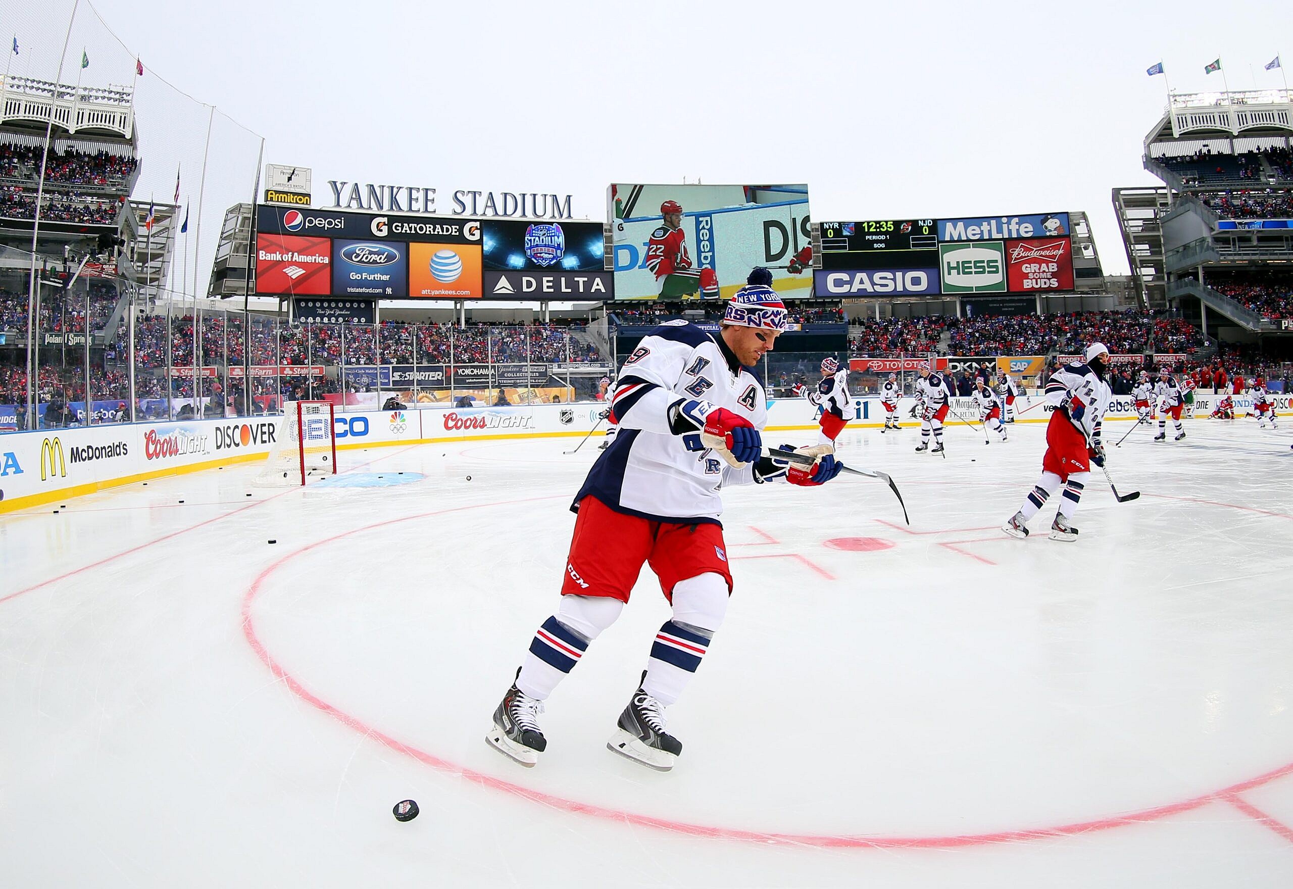 NHL: Stadium Series-New York Rangers at New Jersey Devils