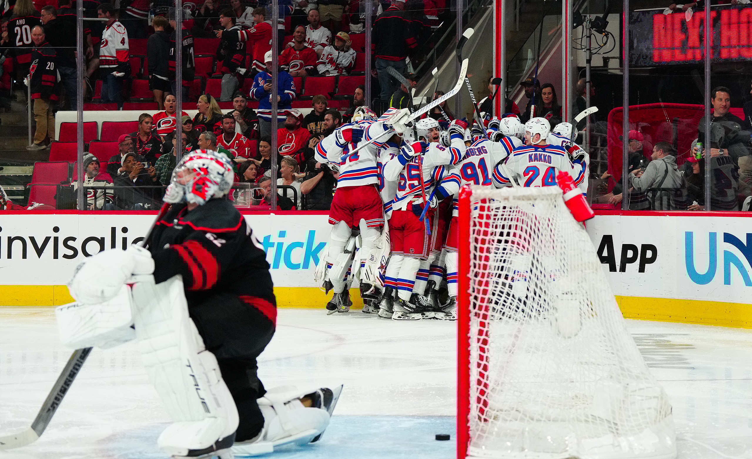 NHL: Stanley Cup Playoffs-New York Rangers at Carolina Hurricanes