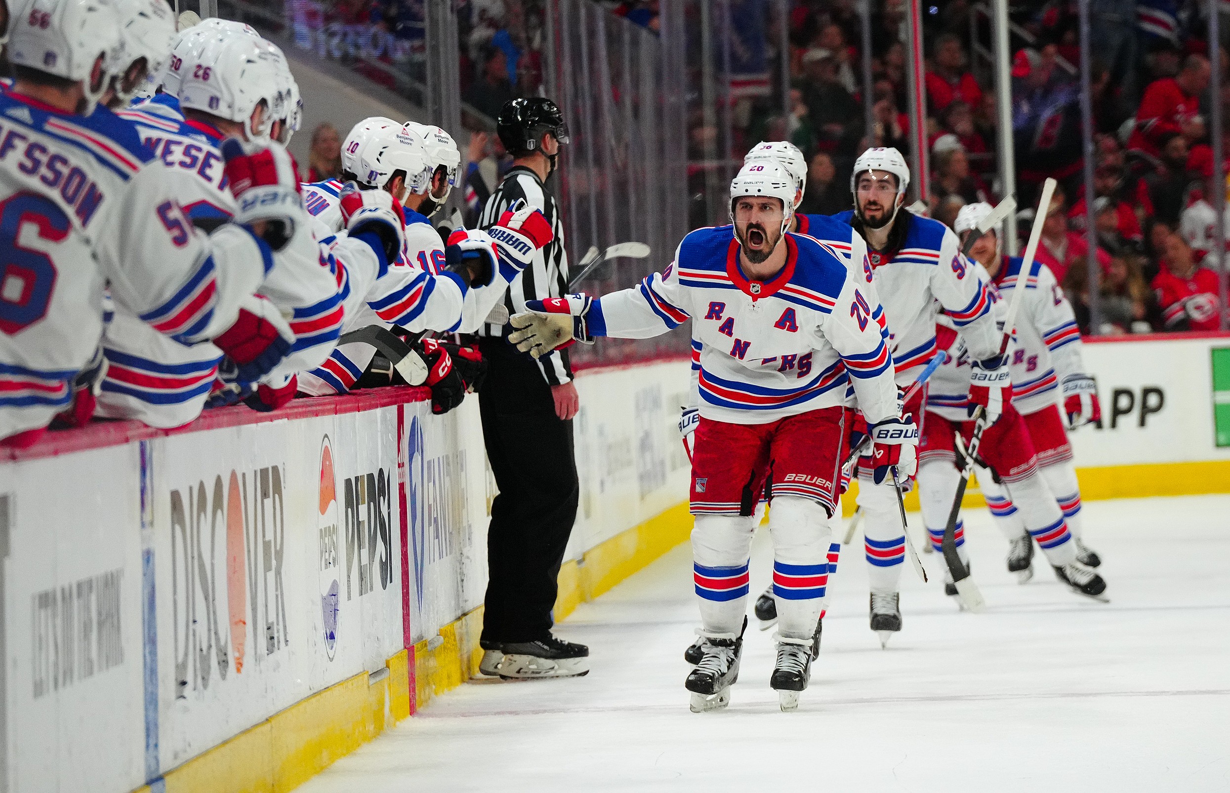 NHL: Stanley Cup Playoffs-New York Rangers at Carolina Hurricanes