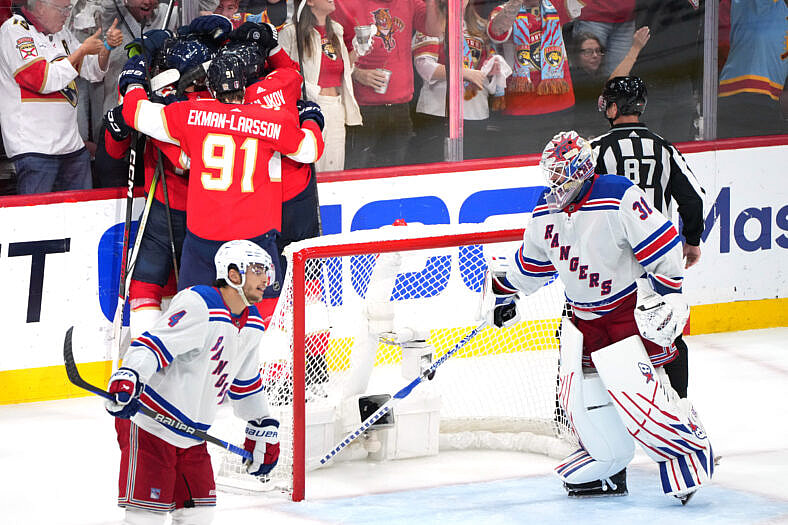 NHL: Stanley Cup Playoffs-New York Rangers at Florida Panthers