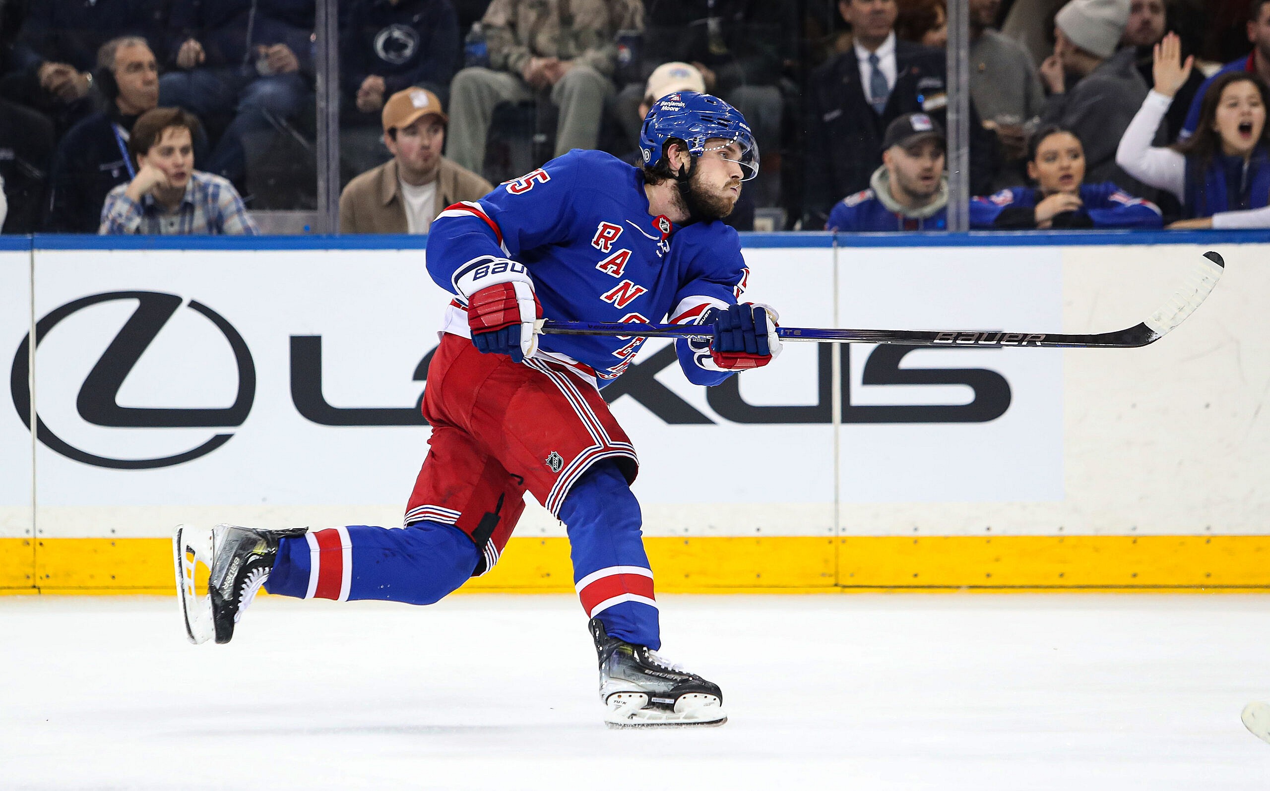 NHL: Columbus Blue Jackets at New York Rangers