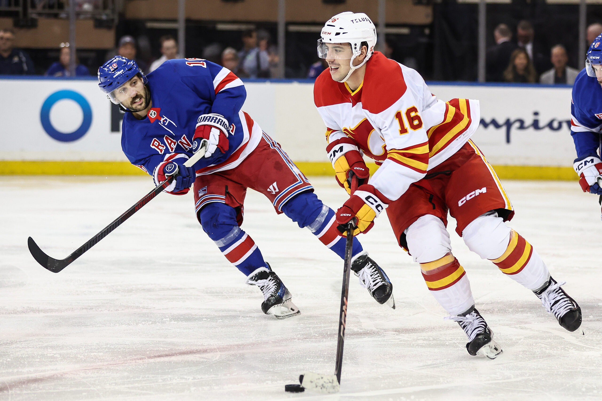 NHL: Calgary Flames at New York Rangers