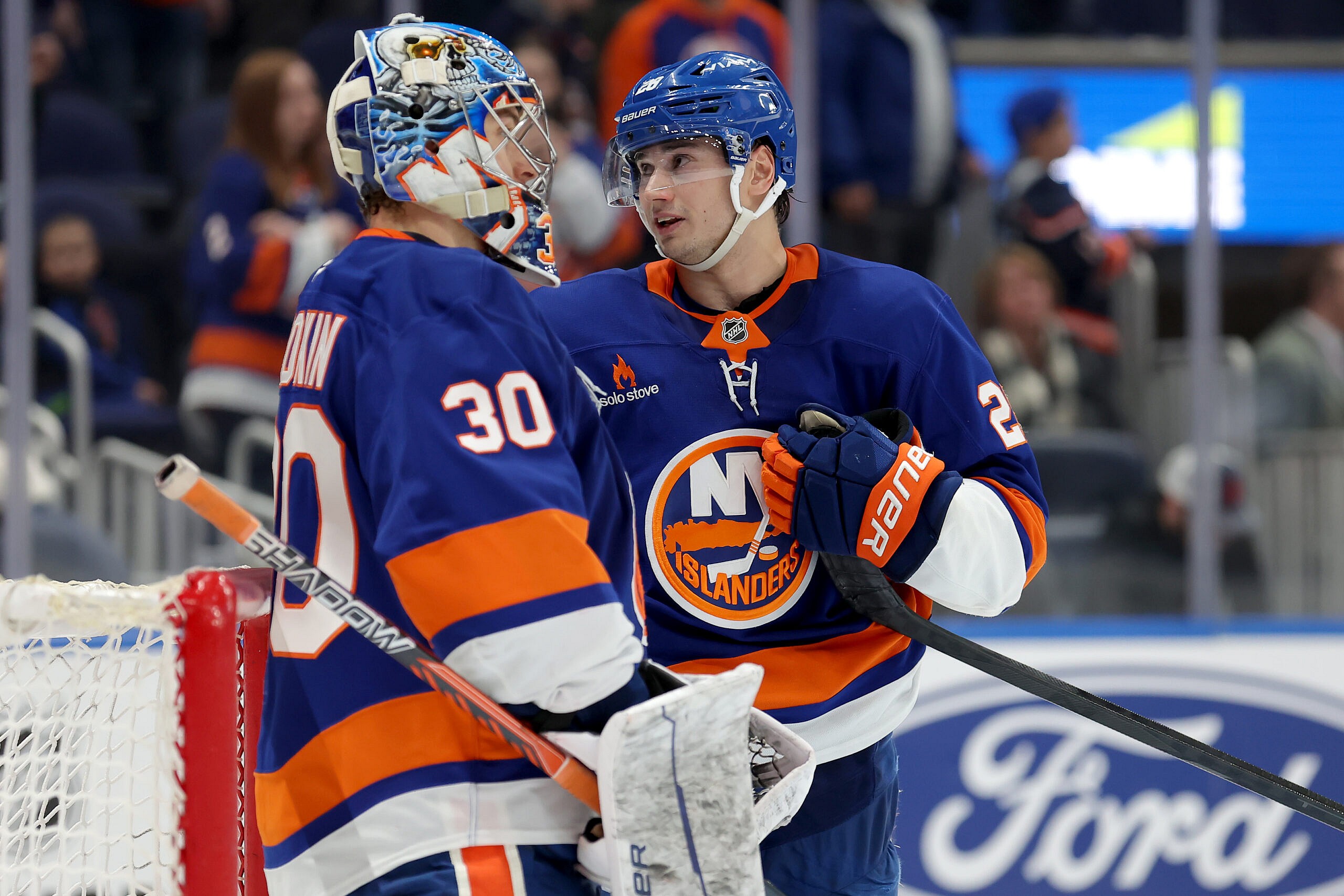 NHL: Columbus Blue Jackets at New York Islanders