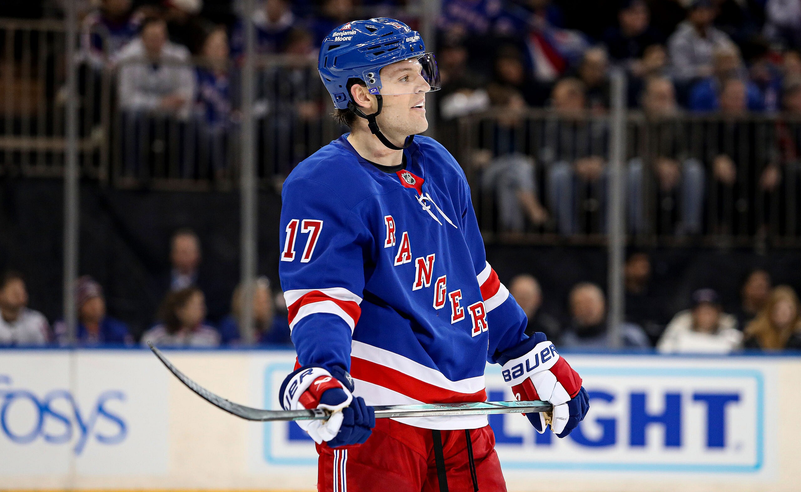 NHL: Columbus Blue Jackets at New York Rangers