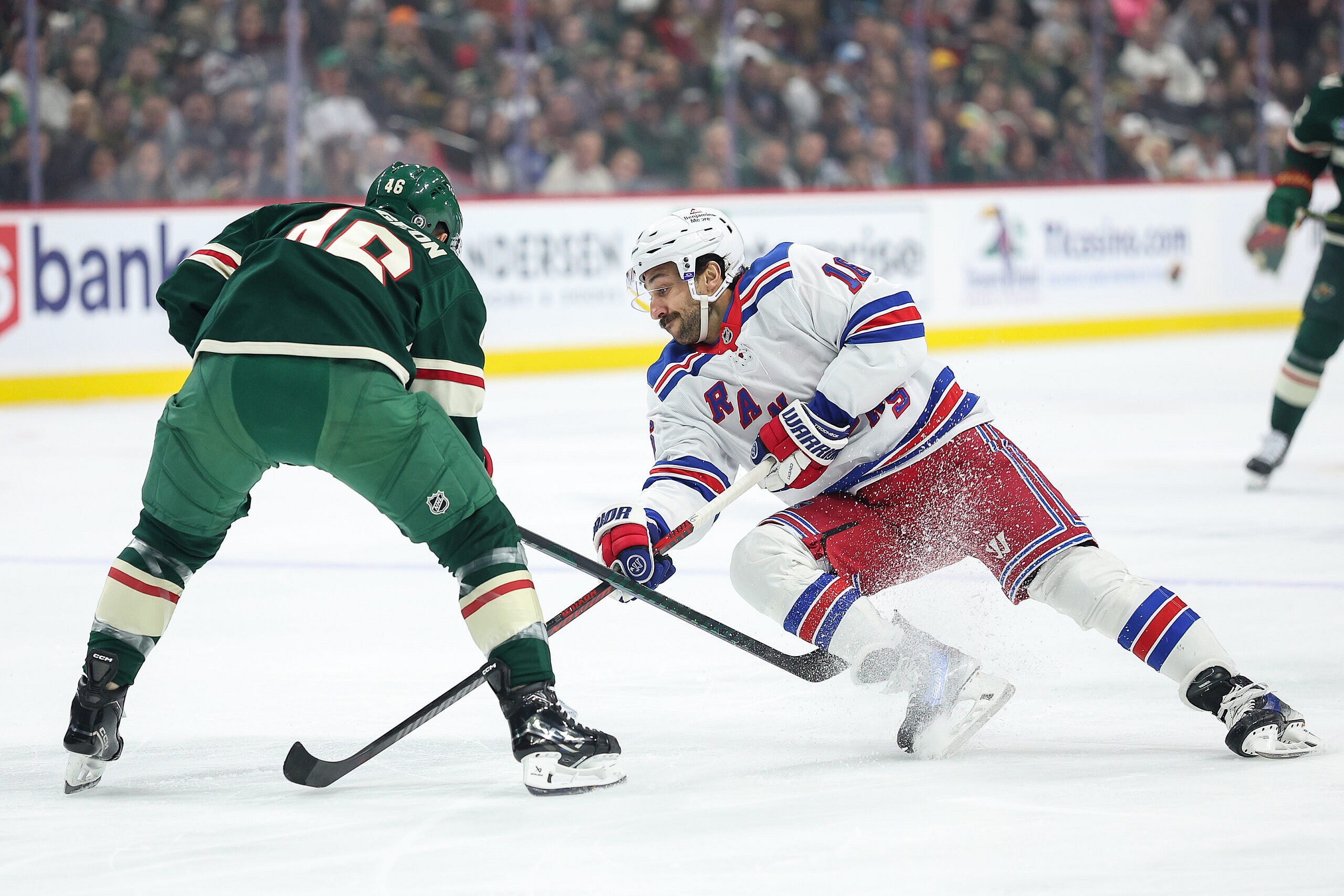 NHL: New York Rangers at Minnesota Wild