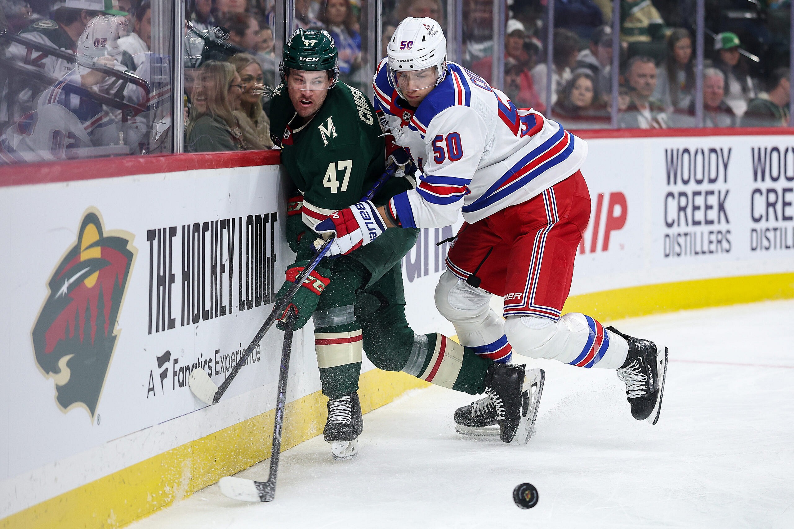 NHL: New York Rangers at Minnesota Wild