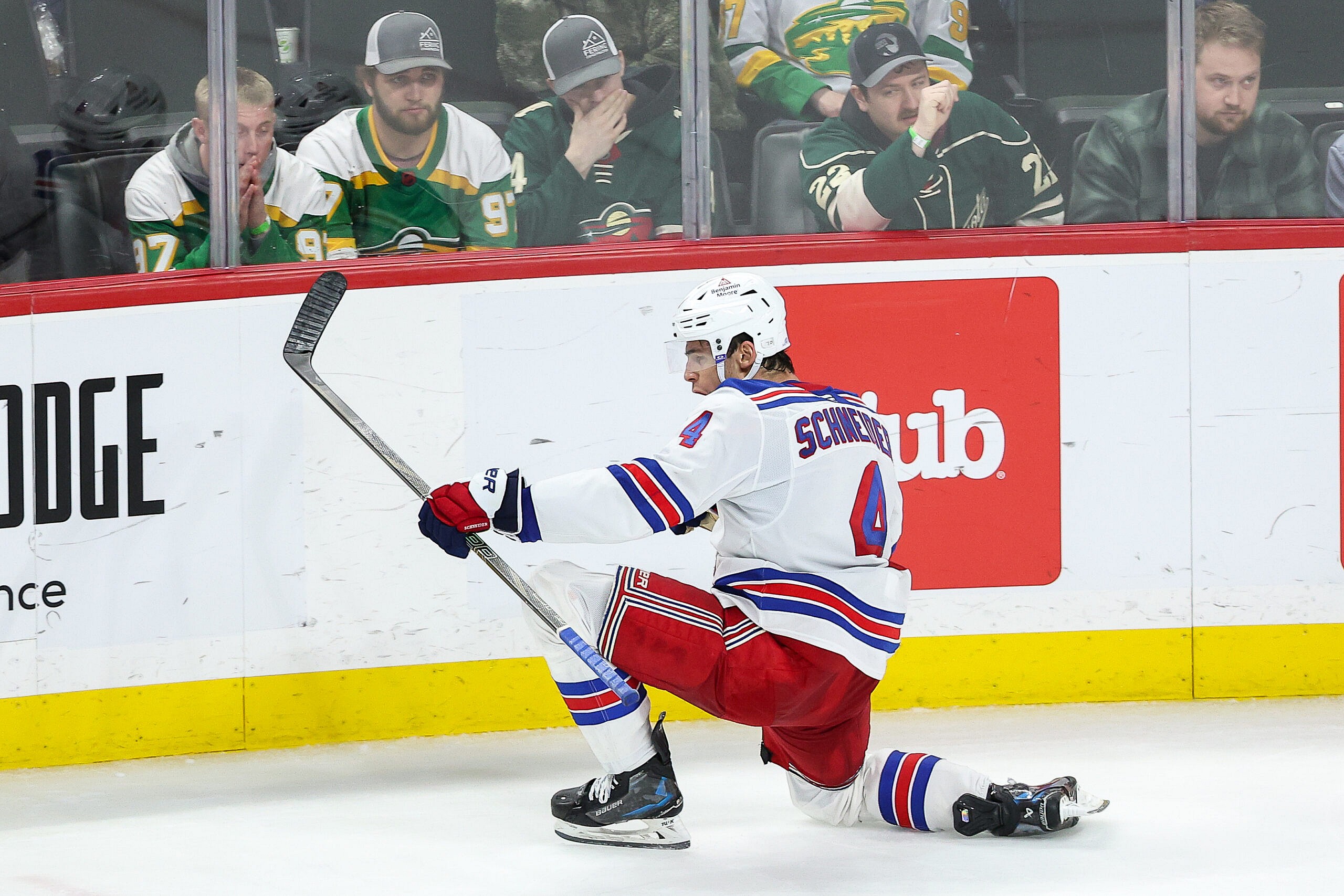 NHL: New York Rangers at Minnesota Wild