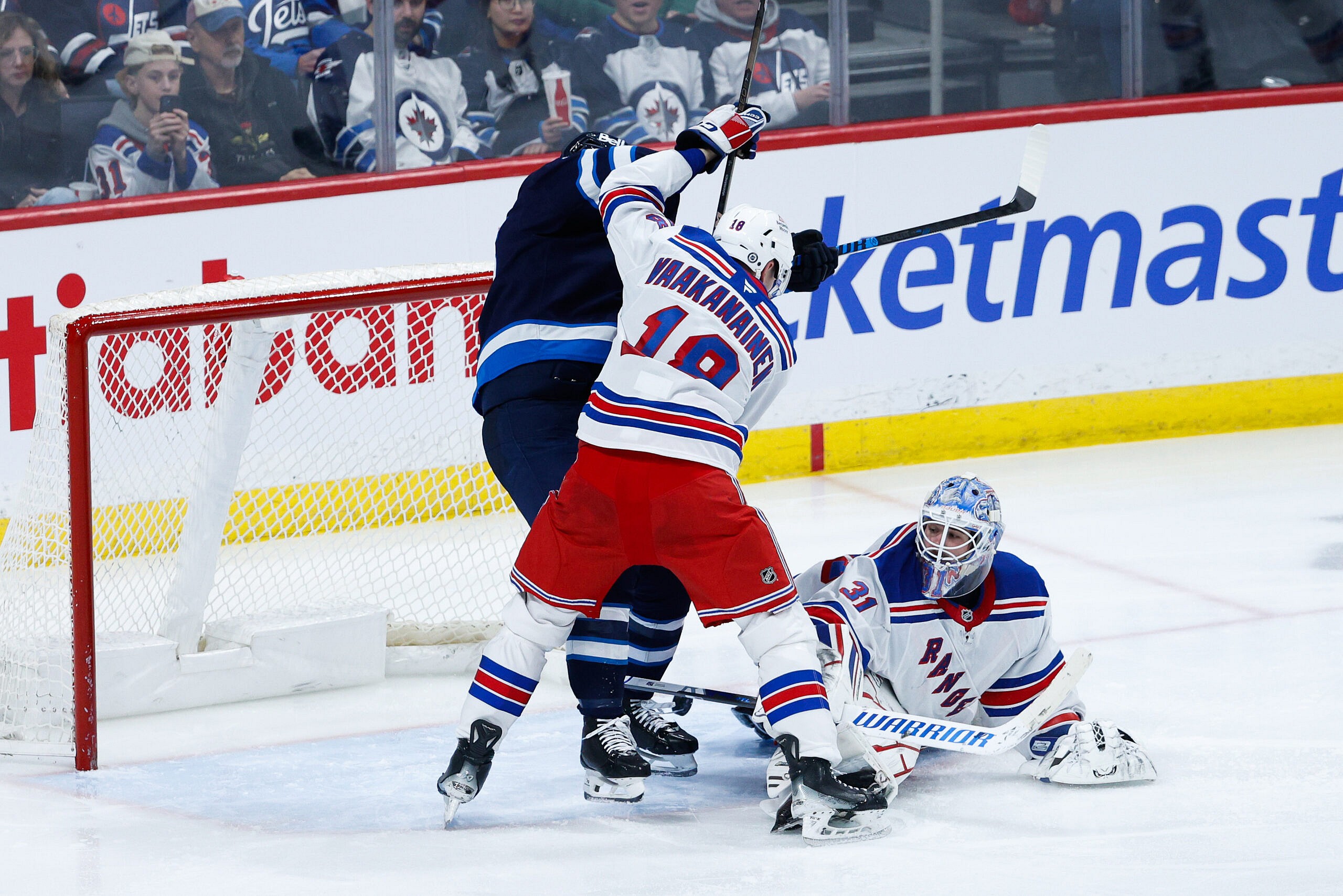 NHL: New York Rangers at Winnipeg Jets