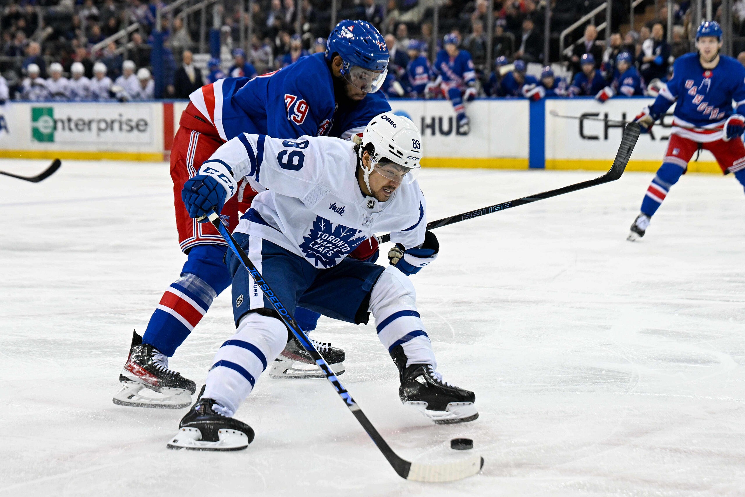 NHL: Toronto Maple Leafs at New York Rangers
