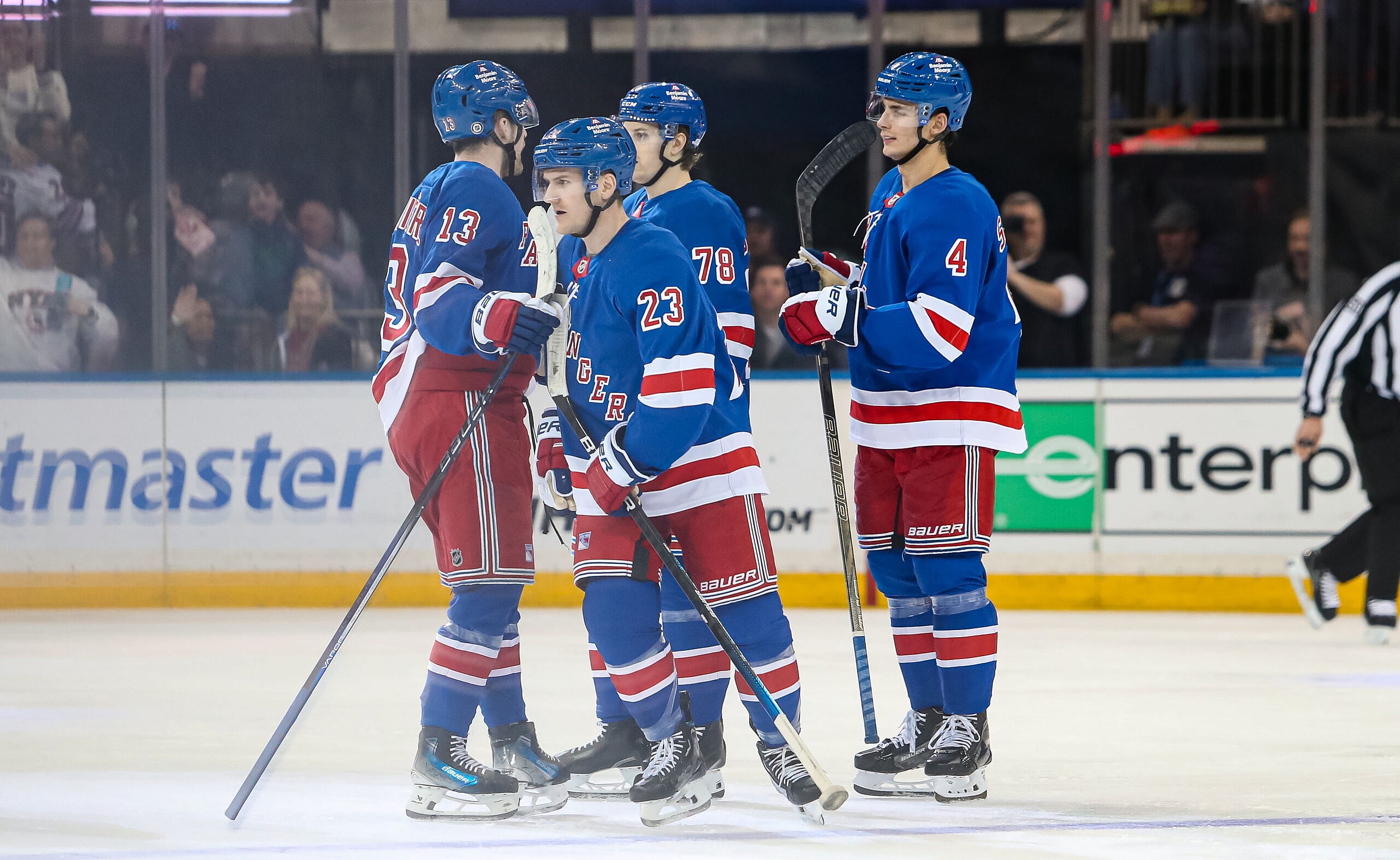 NHL: Vancouver Canucks at New York Rangers