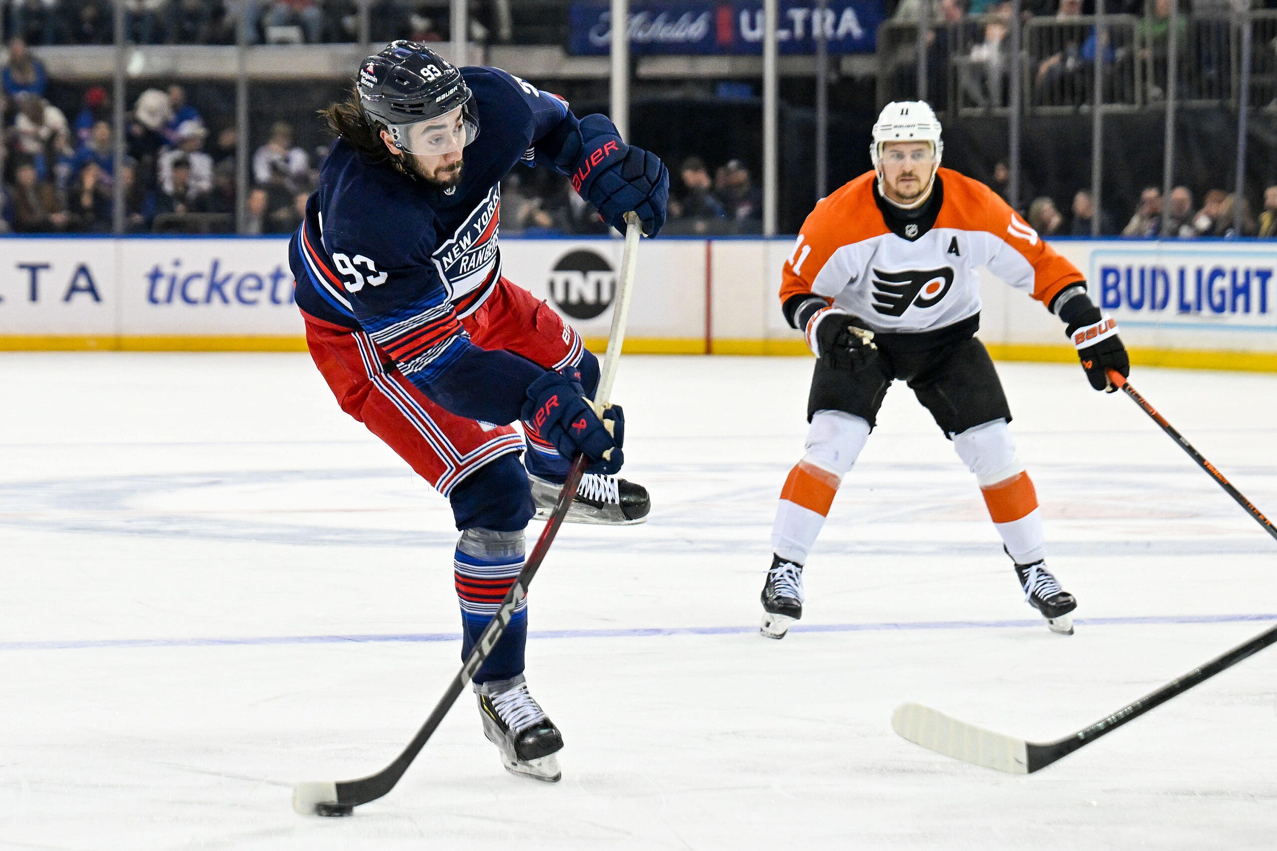 NHL: Philadelphia Flyers at New York Rangers