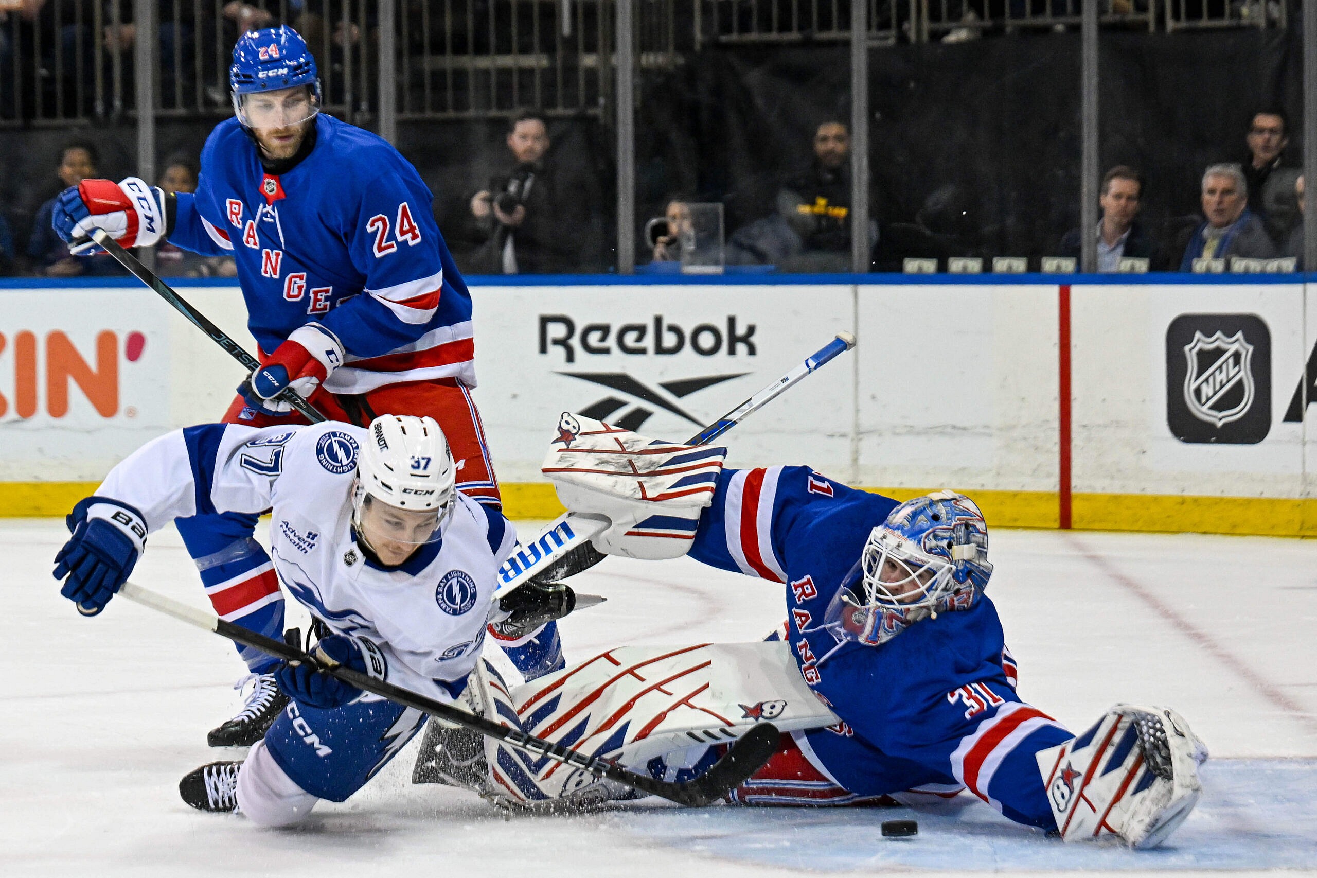 NHL: Tampa Bay Lightning at New York Rangers