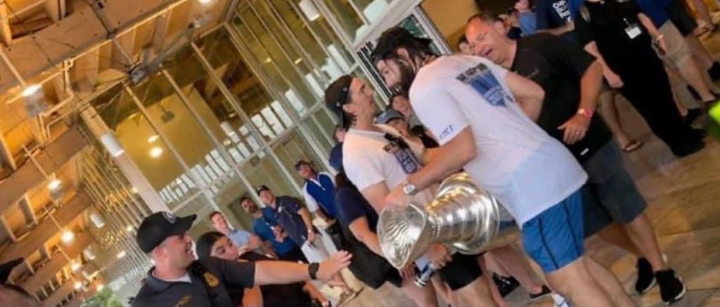 Lightning damage Stanley Cup