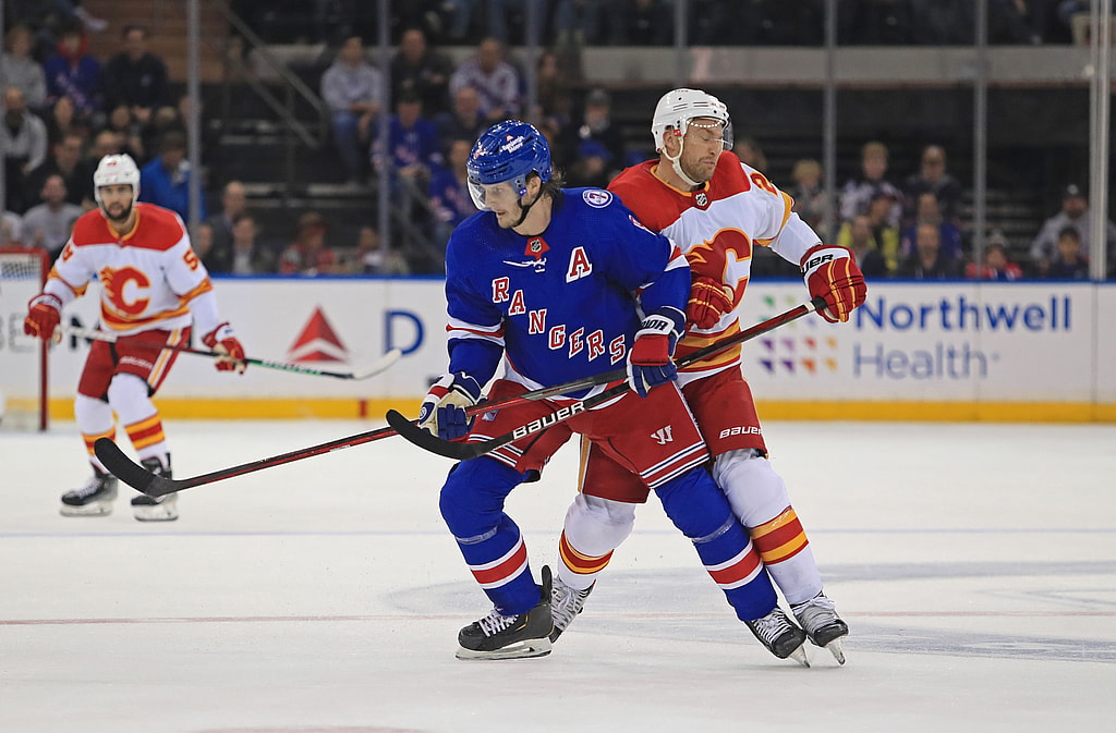 RANGERS BLUE JACKETS