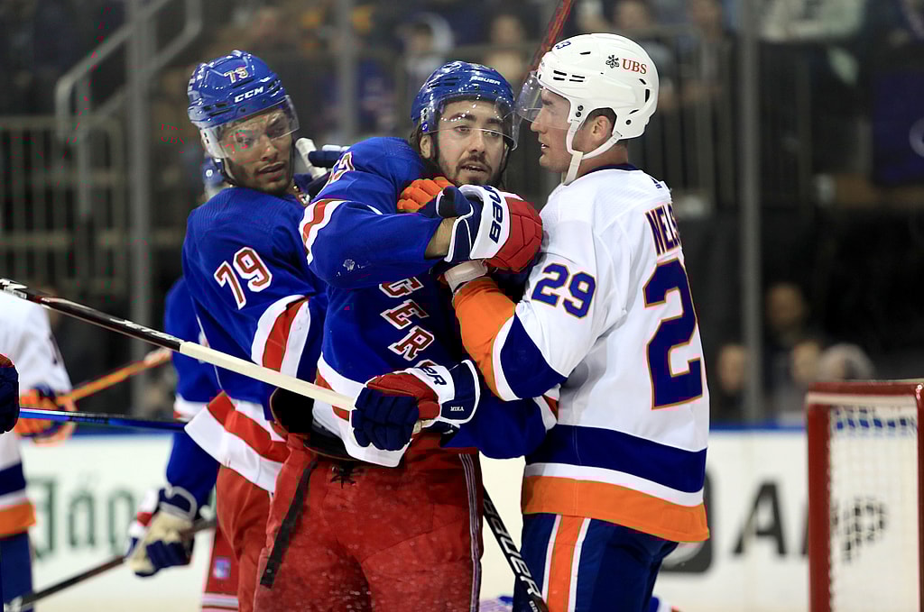 rangers vs islanders