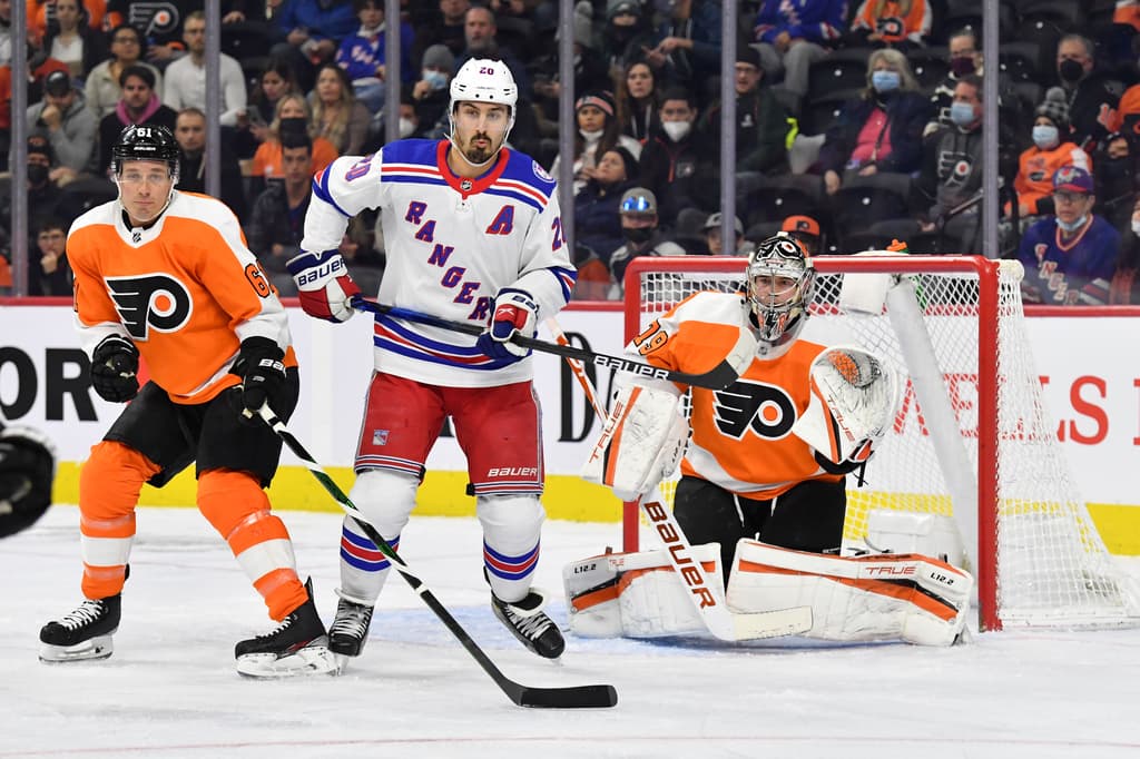 rangers vs flyers