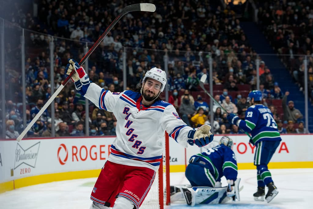 rangers canucks