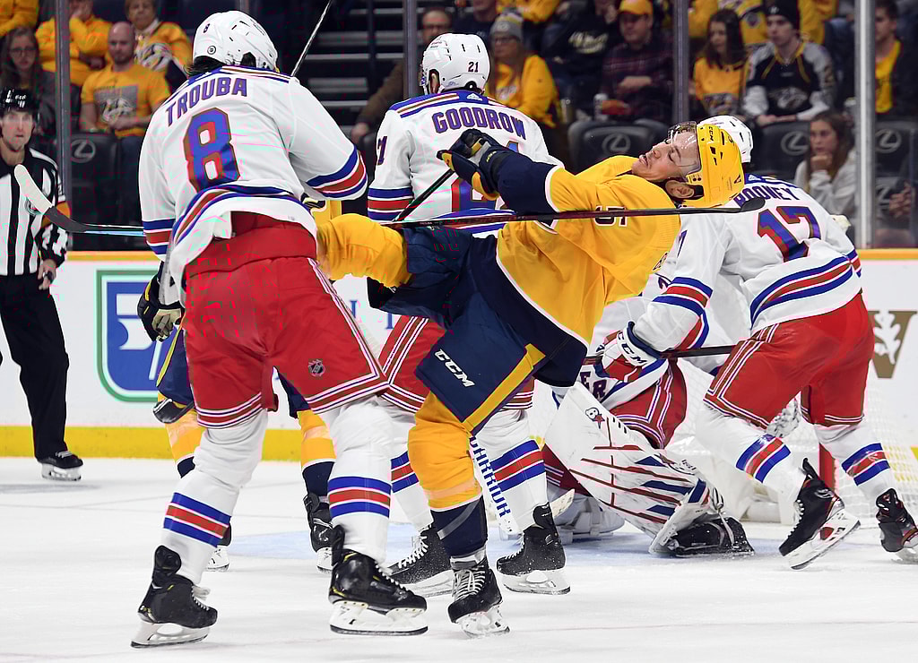 new york rangers predators