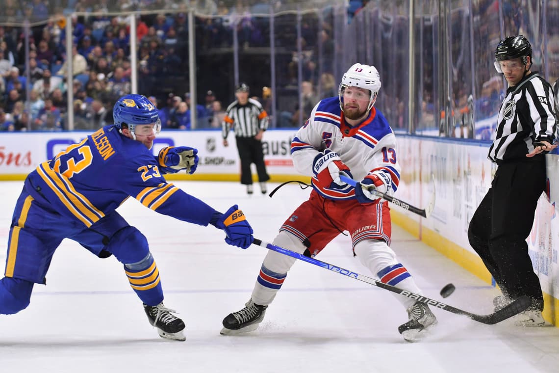 NHL: New York Rangers at Buffalo Sabres