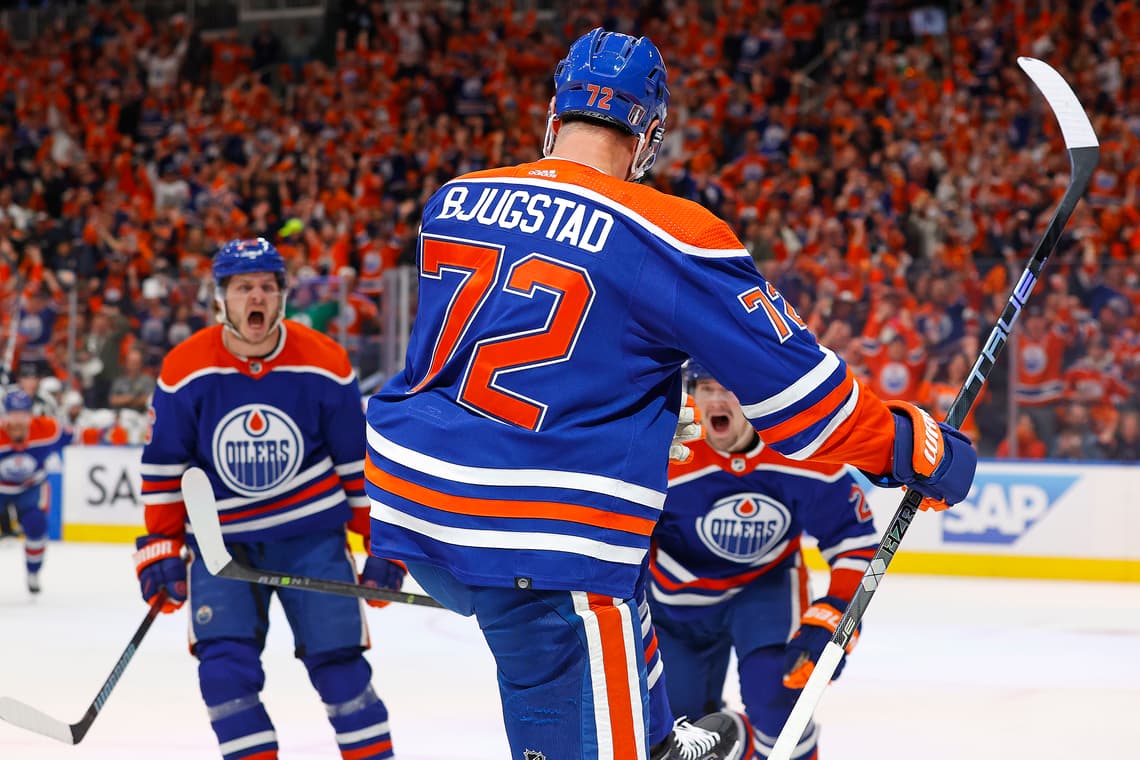 NHL: Stanley Cup Playoffs-Vegas Golden Knights at Edmonton Oilers