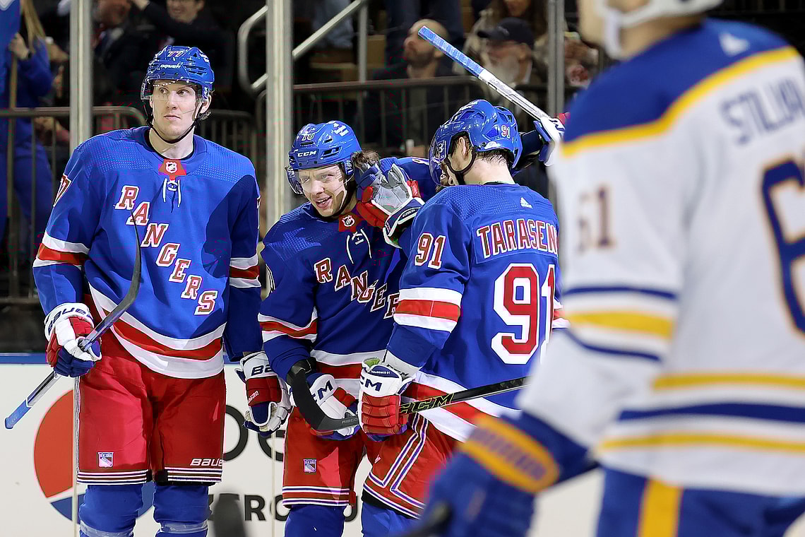 NHL: Buffalo Sabres at New York Rangers