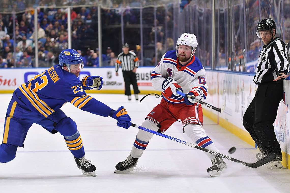 NHL: New York Rangers at Buffalo Sabres