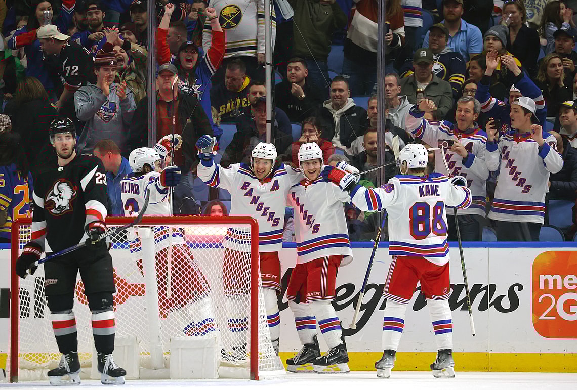 NHL: New York Rangers at Buffalo Sabres