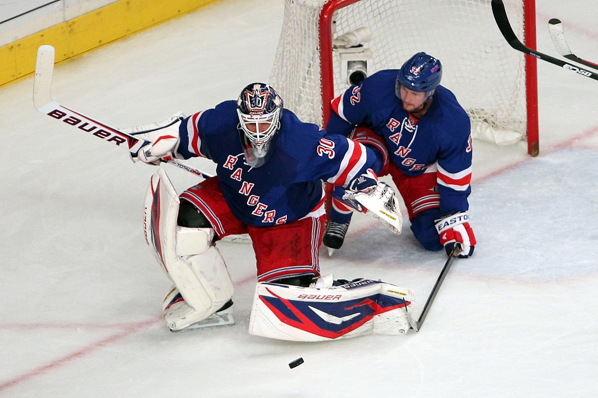 NHL: Stanley Cup Playoffs-New Jersey Devils at New York Rangers