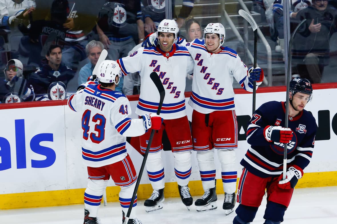 NHL: New York Rangers at Winnipeg Jets