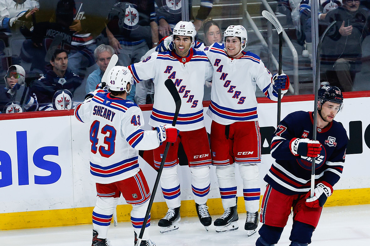 NHL: New York Rangers at Winnipeg Jets