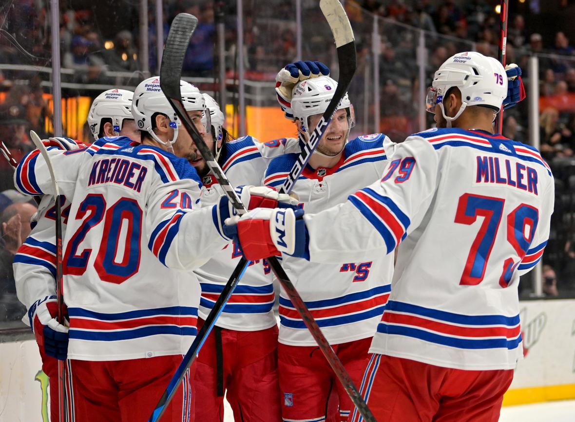 NHL: New York Rangers at Anaheim Ducks