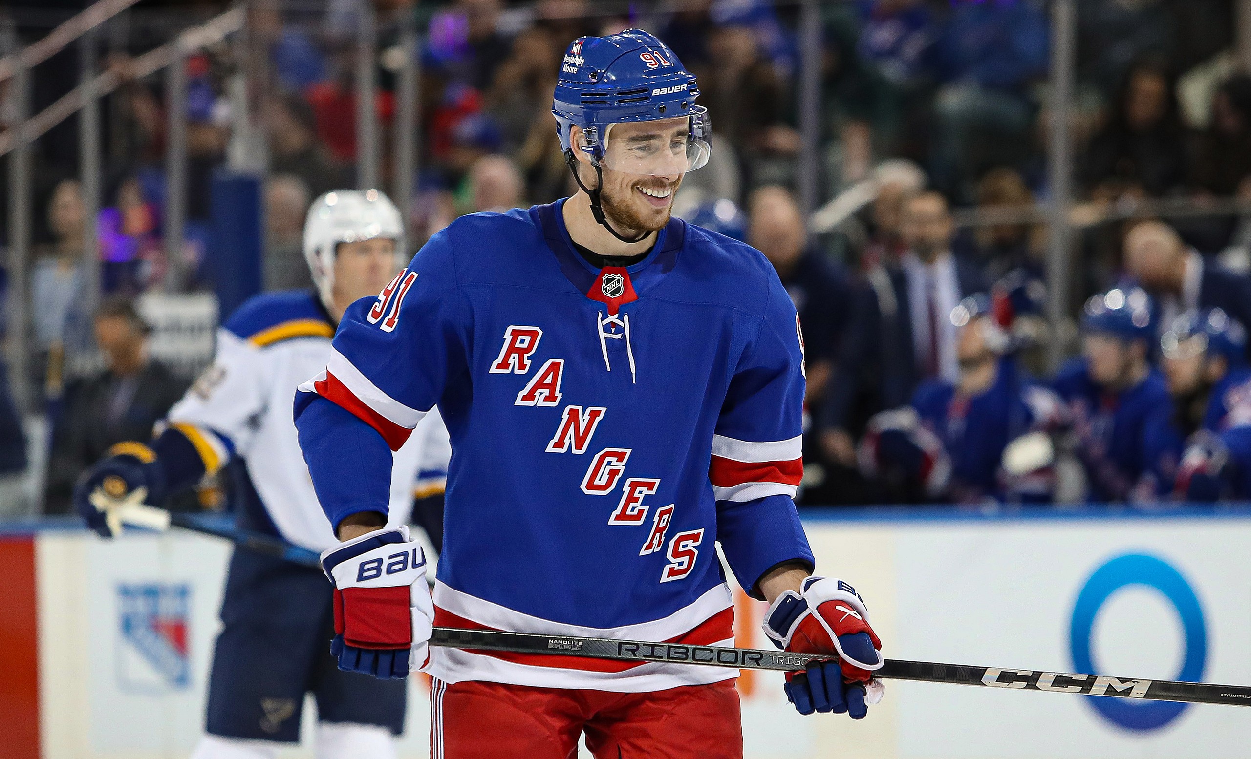 NHL: St. Louis Blues at New York Rangers