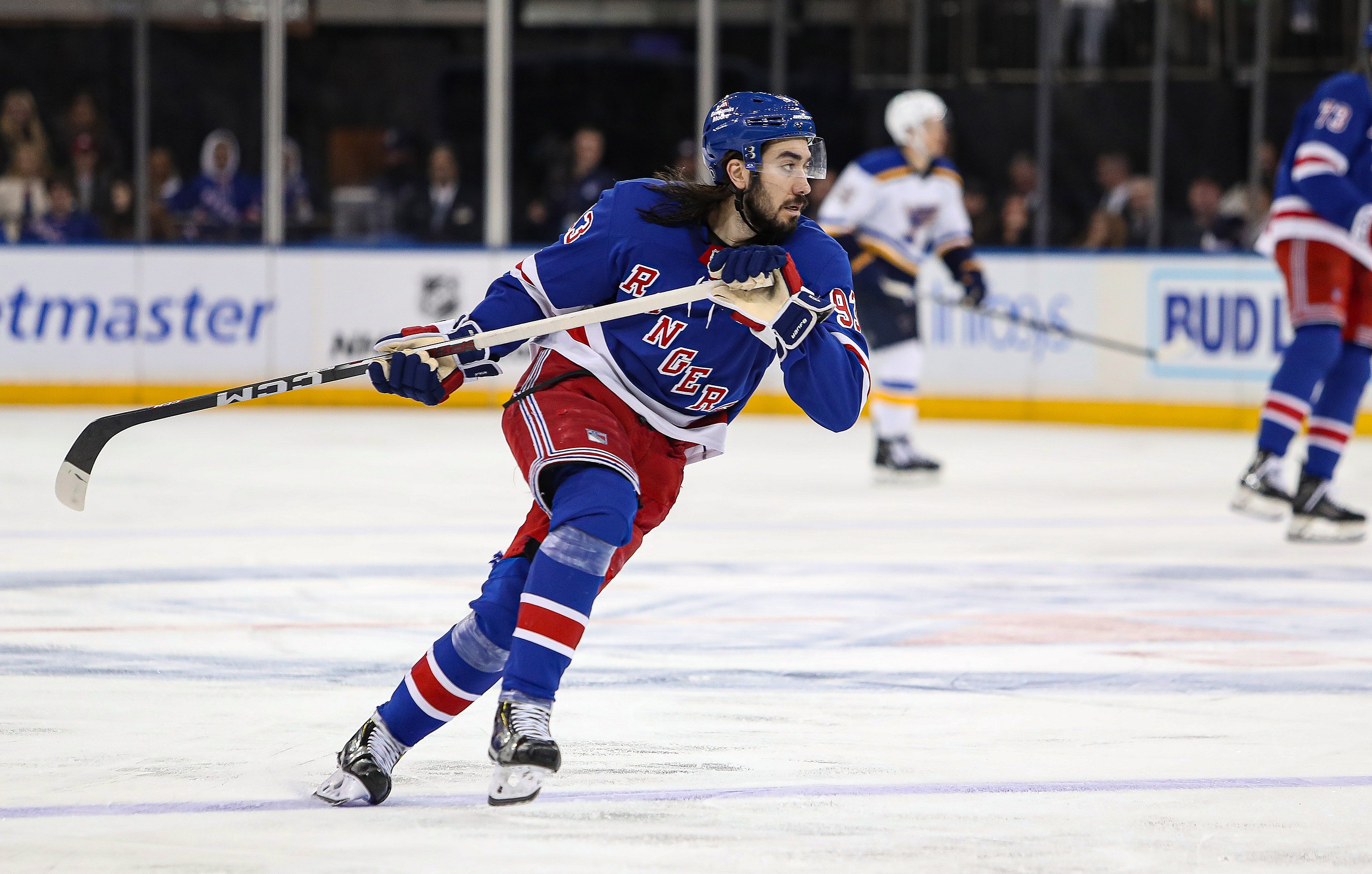 NHL: St. Louis Blues at New York Rangers